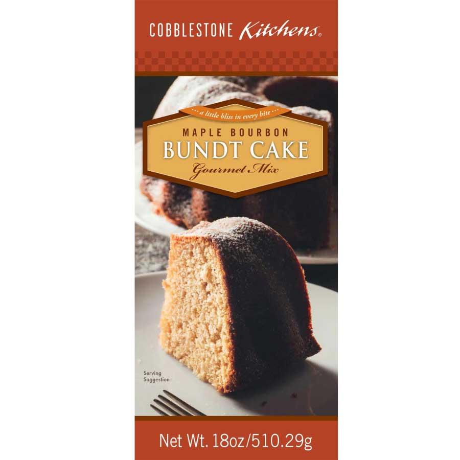 Maple Bourbon Bundt Cake Mix | Pack of 2 | 18 oz | Cobblestone Kitchen - Image 2