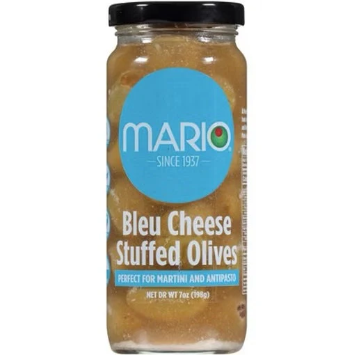 Mario Blue Cheese Stuffed Olives | Pack of 2 | 7 oz | Brenmar - Image 2