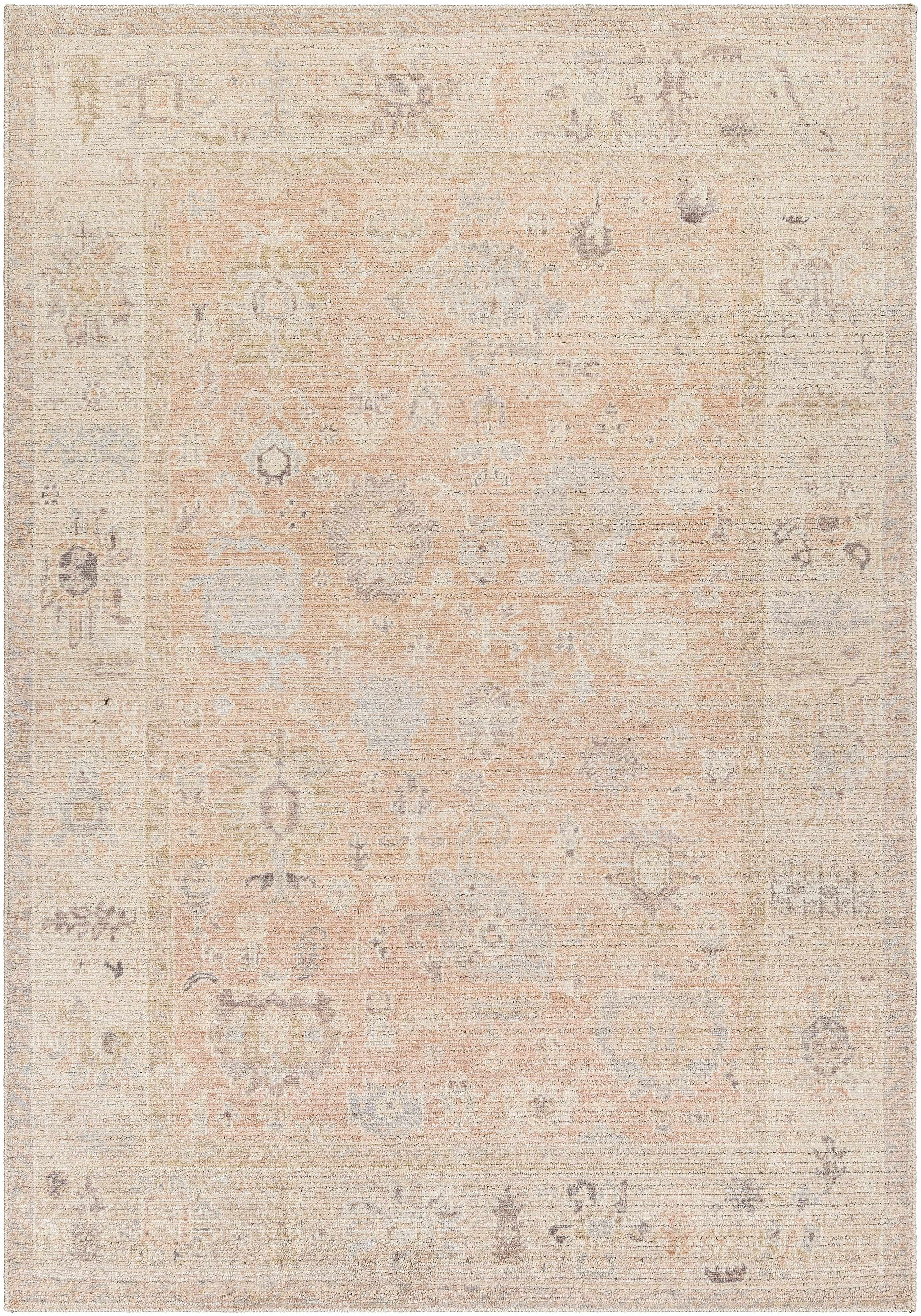 Marlene Damask Blush Area Rug - Becki Owens x Livabliss - Image 5