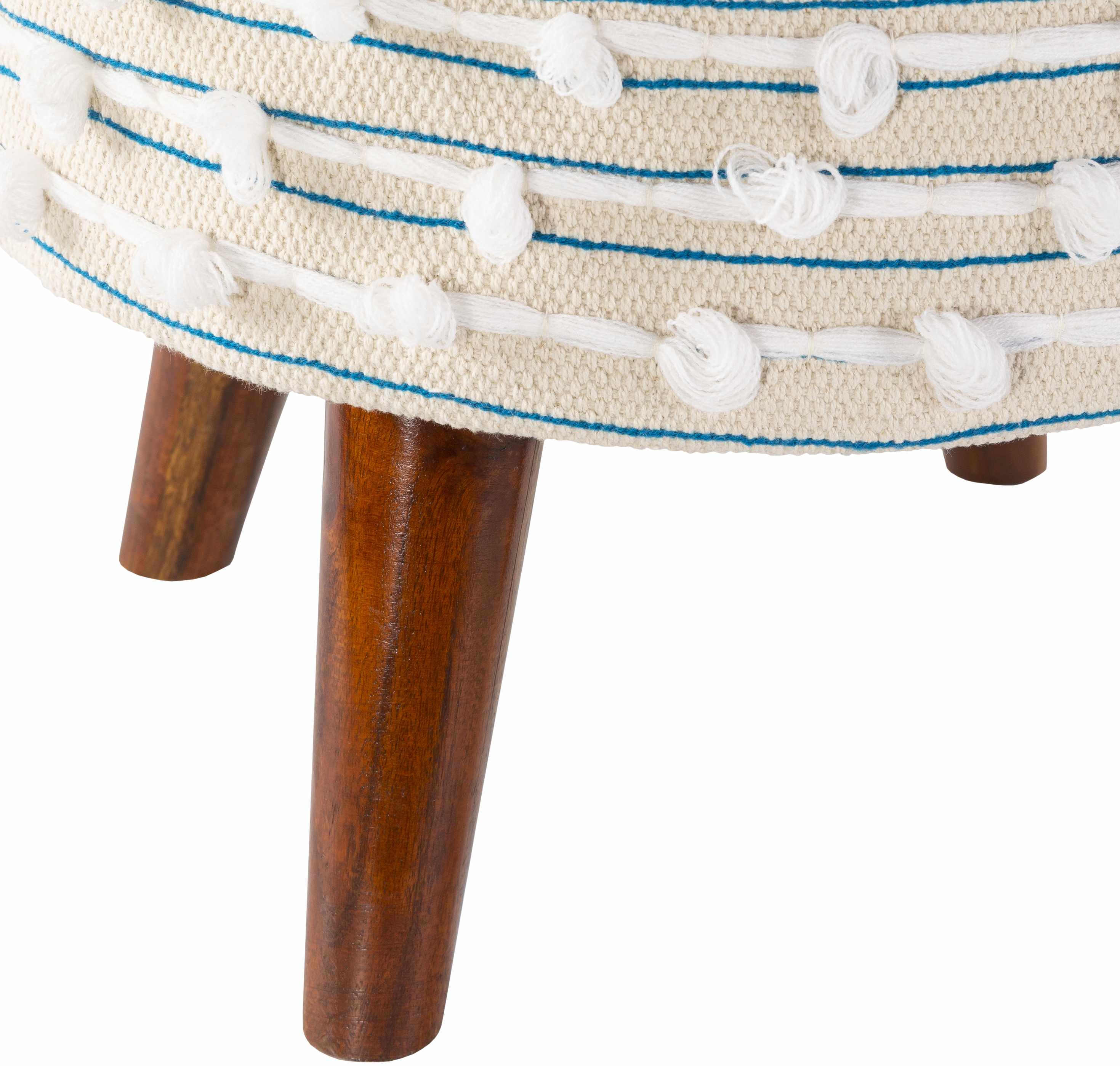 Matagami Beige Hand Woven Stool - Image 6