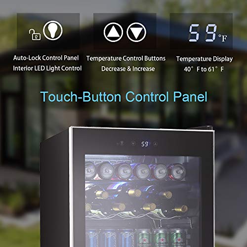 Matte Beverage Refrigerator and Cooler W58128H - Image 13