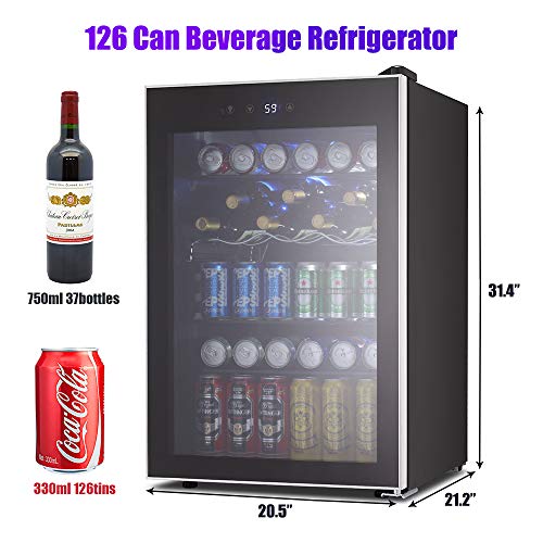 Matte Beverage Refrigerator and Cooler W58128H - Image 15