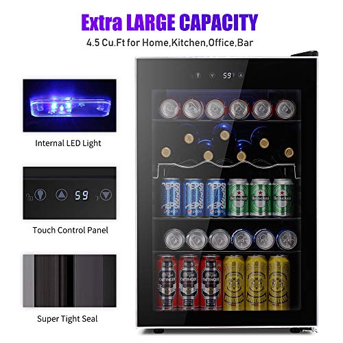 Matte Beverage Refrigerator and Cooler W58128H - Image 16