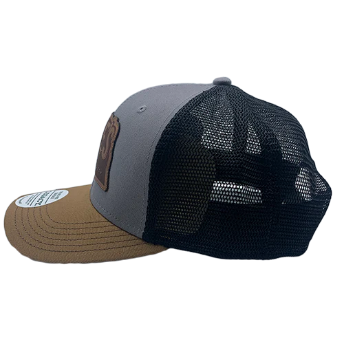 McCue's Nebraska Taproom Leather Patch Trucker Hat | McCue's Nebraska Taproom - Image 2