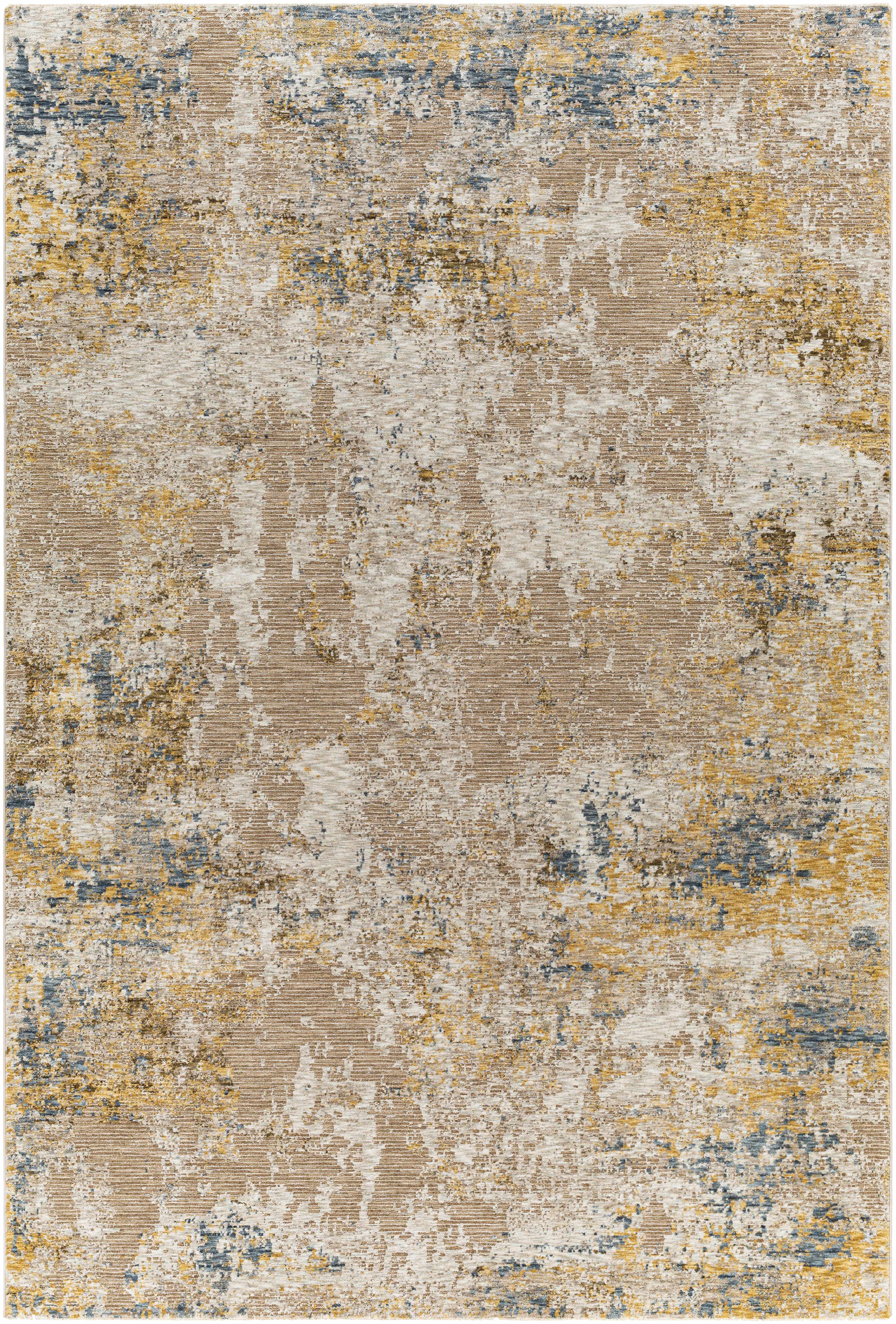 Meads Abstract Mustard Luxe Rug - Image 11