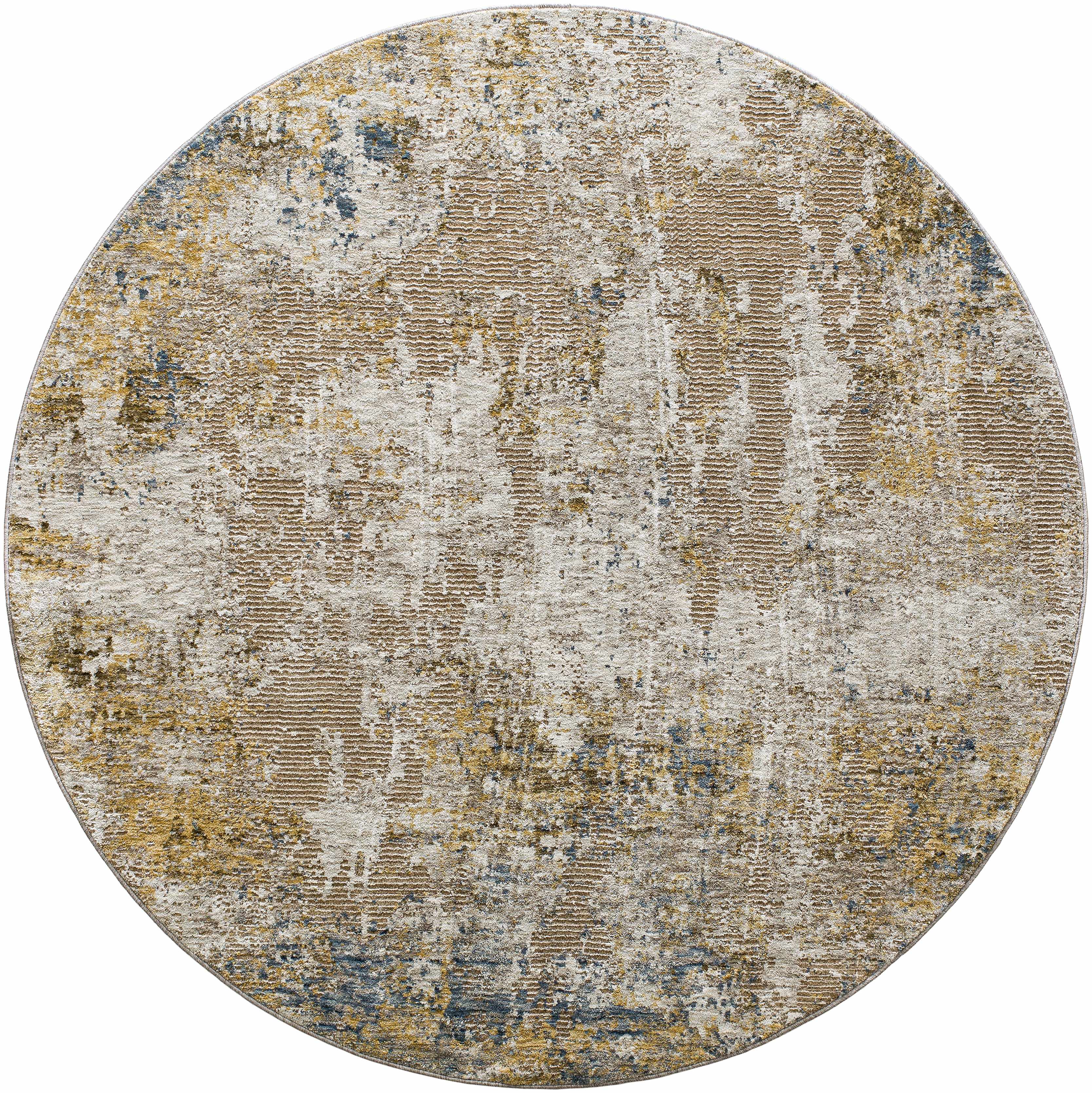 Meads Abstract Mustard Luxe Rug - Image 9