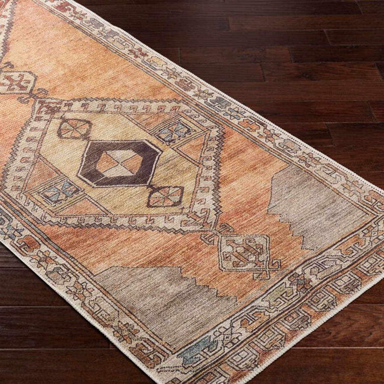 Medinah Washable Runner Rug - Image 4