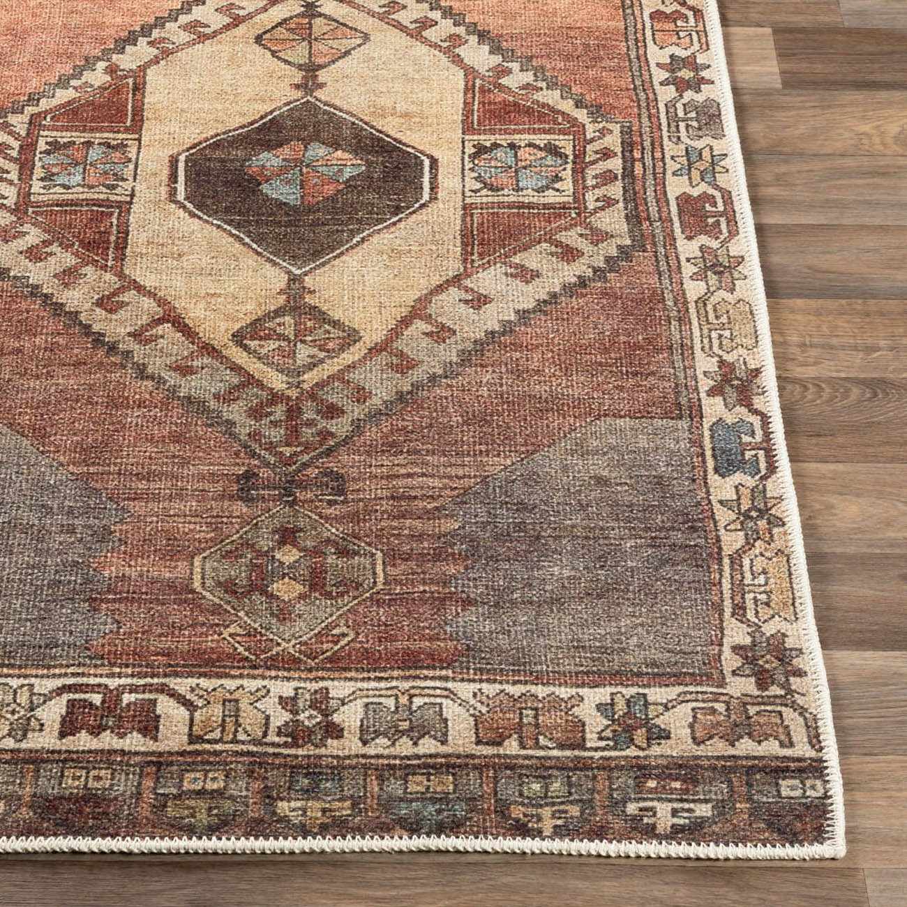 Medinah Washable Runner Rug - Image 9