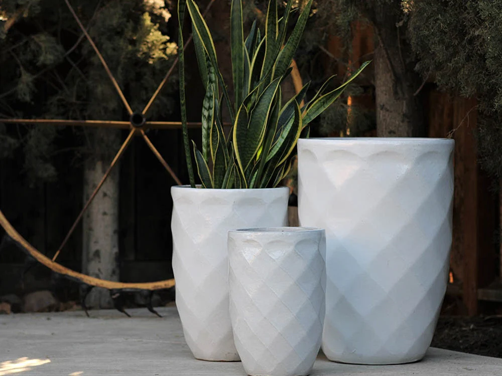 Medium High Diamond Planter - Set of 3 By Plantatorem - Image 2