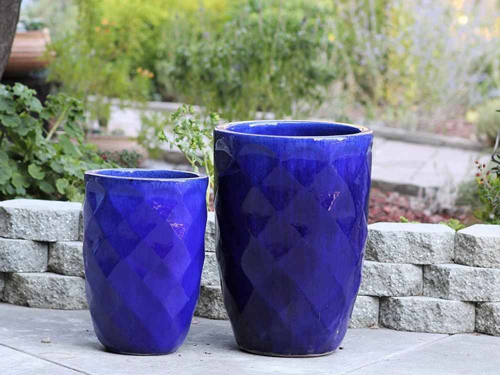 Medium High Diamond Planter - Set of 3 By Plantatorem - Image 5