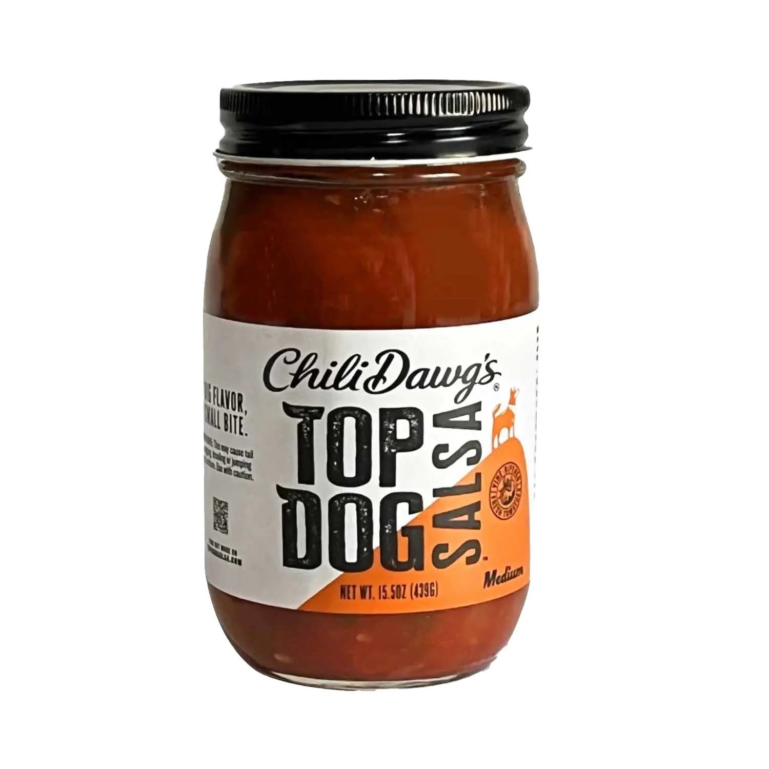 Medium Salsa | Top Dog | 15.5 oz | Pack of 2 | Chili Dawg's Foods of Fire - Image 2
