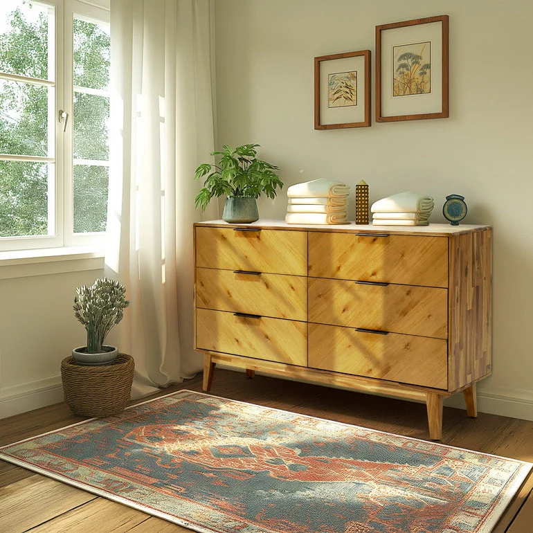 Megsu Veyron 6 Drawers Dresser - Image 12