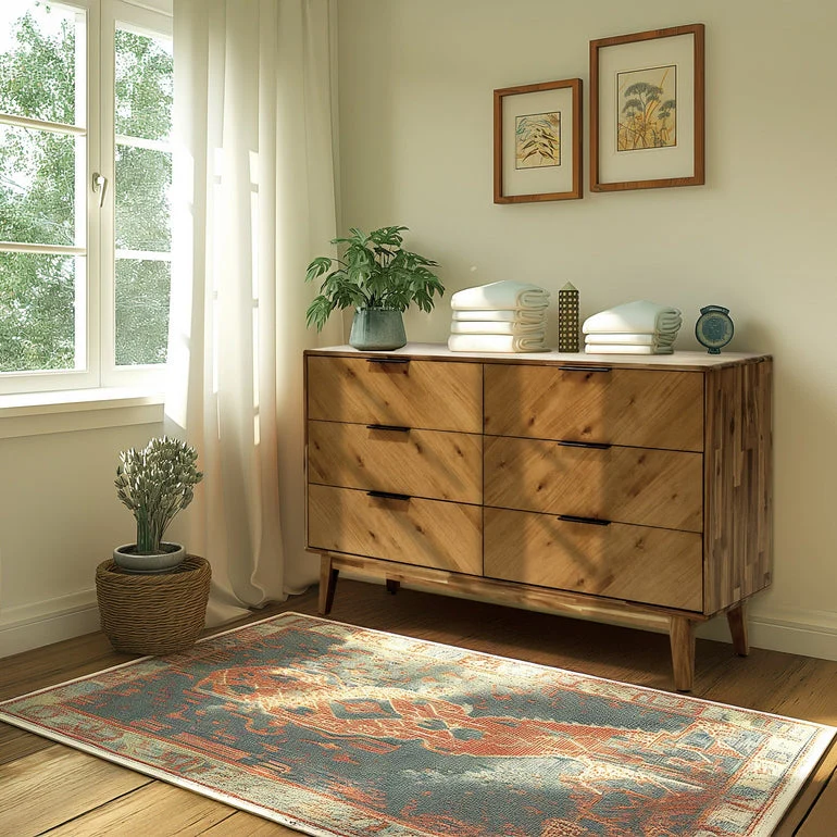 Megsu Veyron 6 Drawers Dresser - Image 2