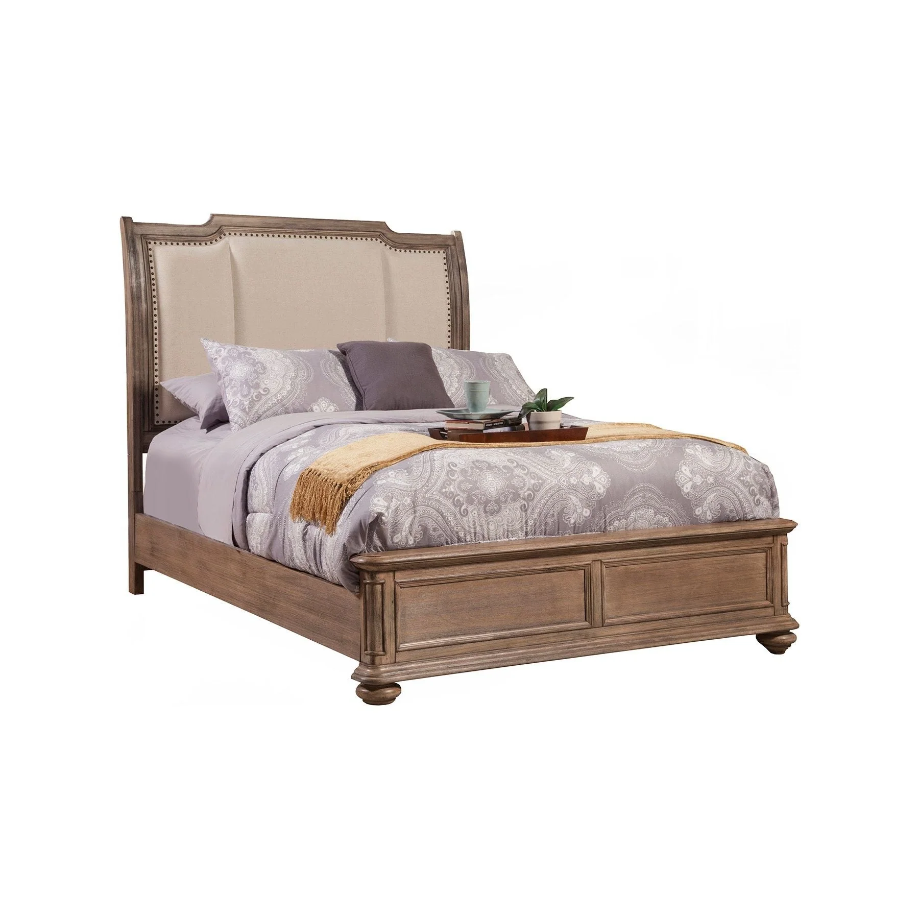 Melbourne Bed, French Truffle - Image 2