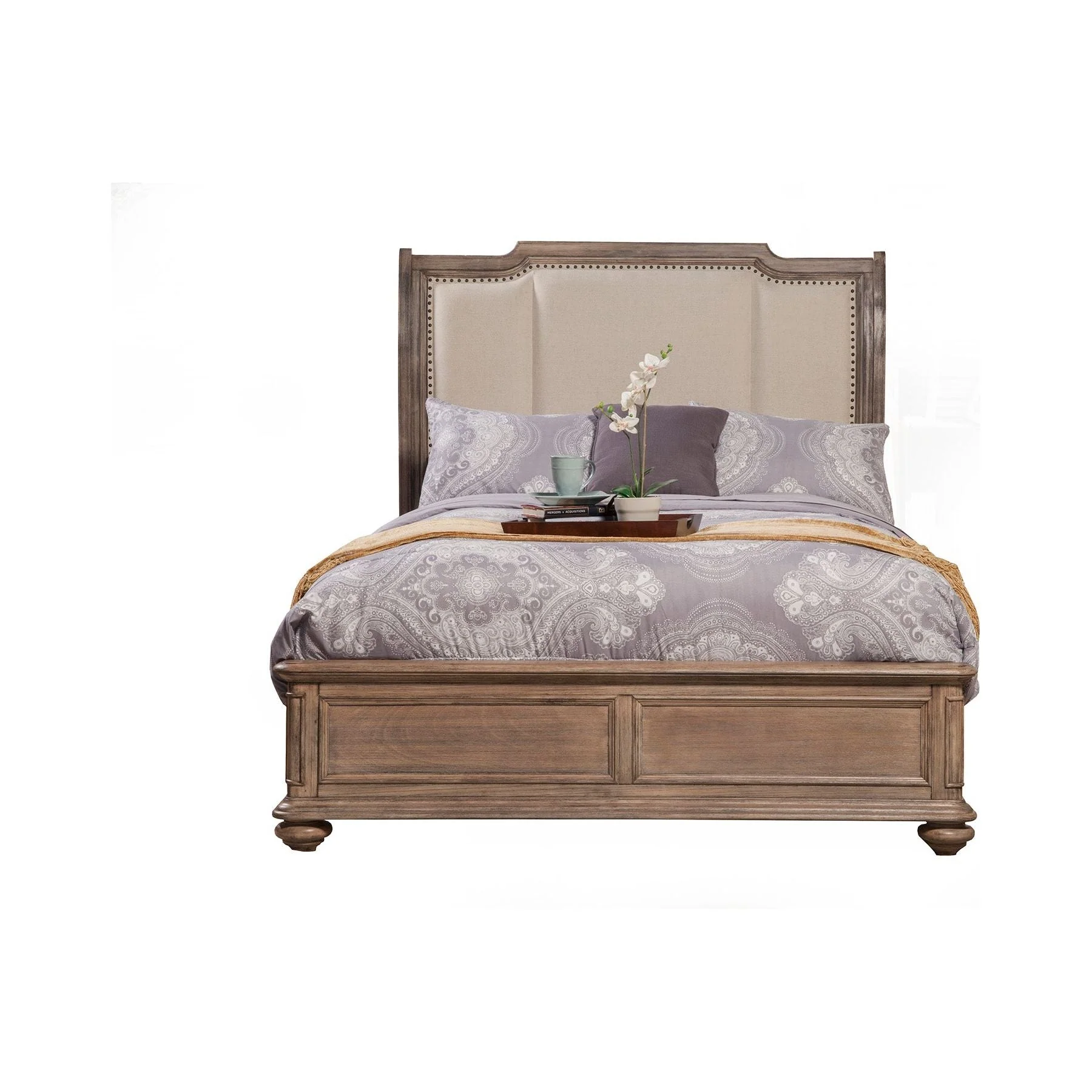 Melbourne Bed, French Truffle - Image 3