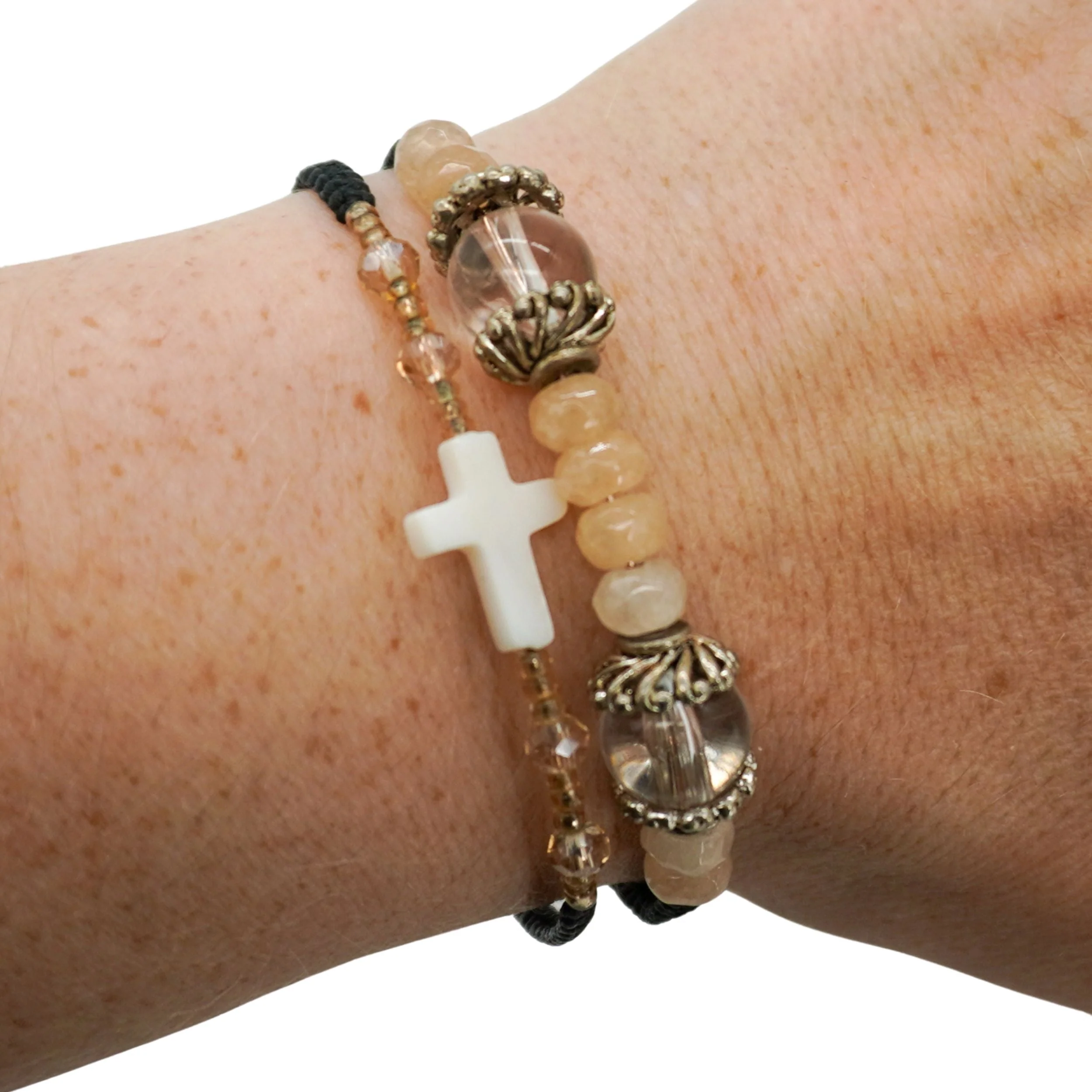 Memory Wire Bracelet Set | 2 Pack | One Size Fits All | Knots Bout U2 - Image 13