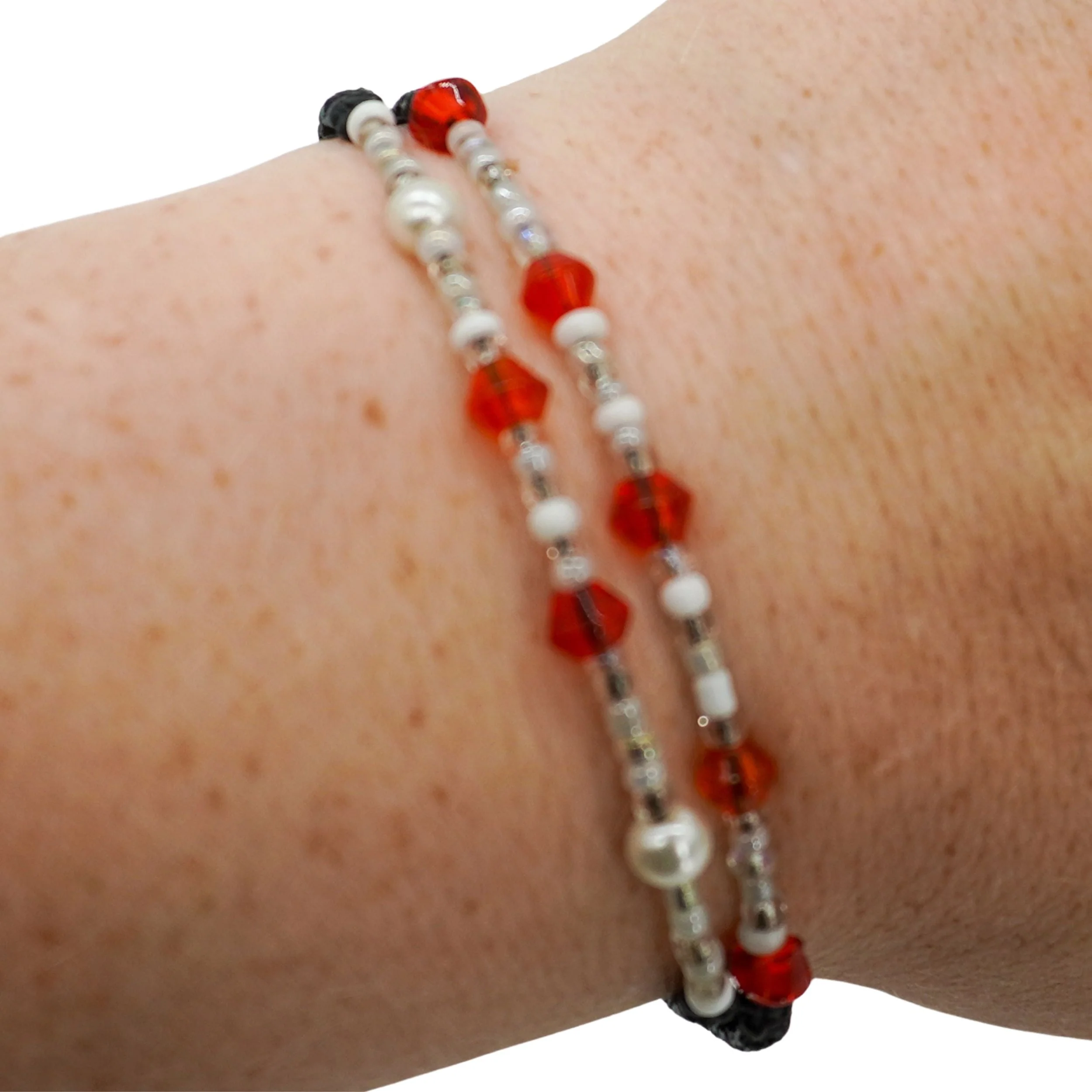 Memory Wire Bracelet Set | 2 Pack | One Size Fits All | Knots Bout U2 - Image 15