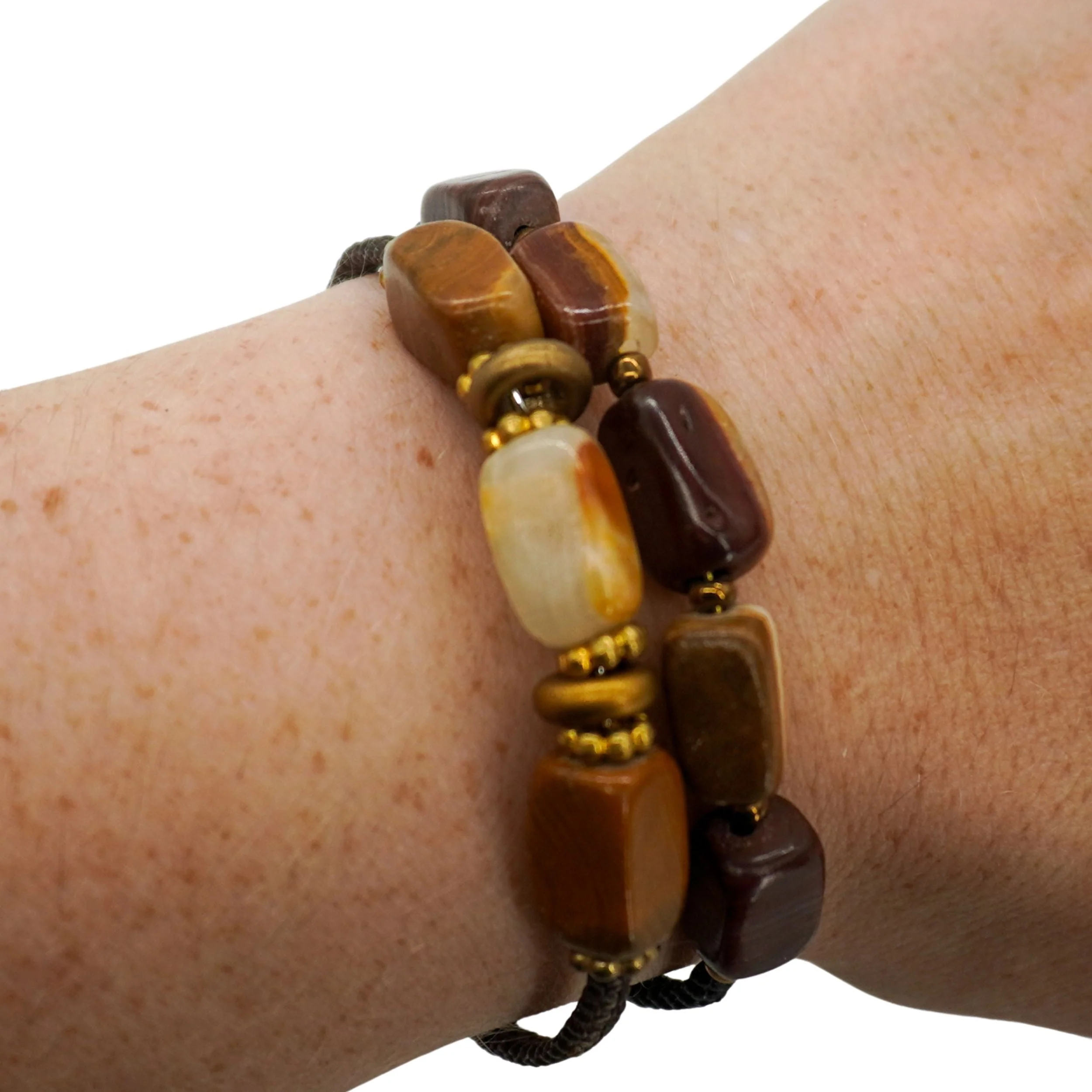 Memory Wire Bracelet Set | 2 Pack | One Size Fits All | Knots Bout U2 - Image 6