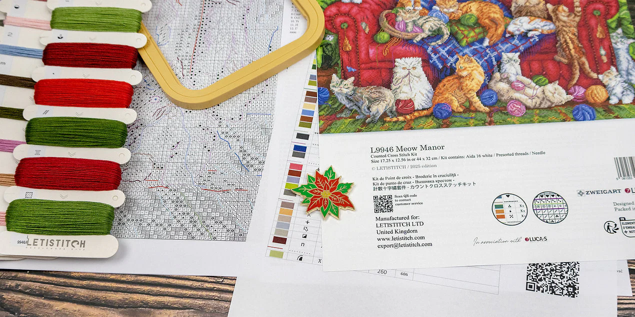 Meow Manor L9946 Counted Cross Stitch Kit - Image 6