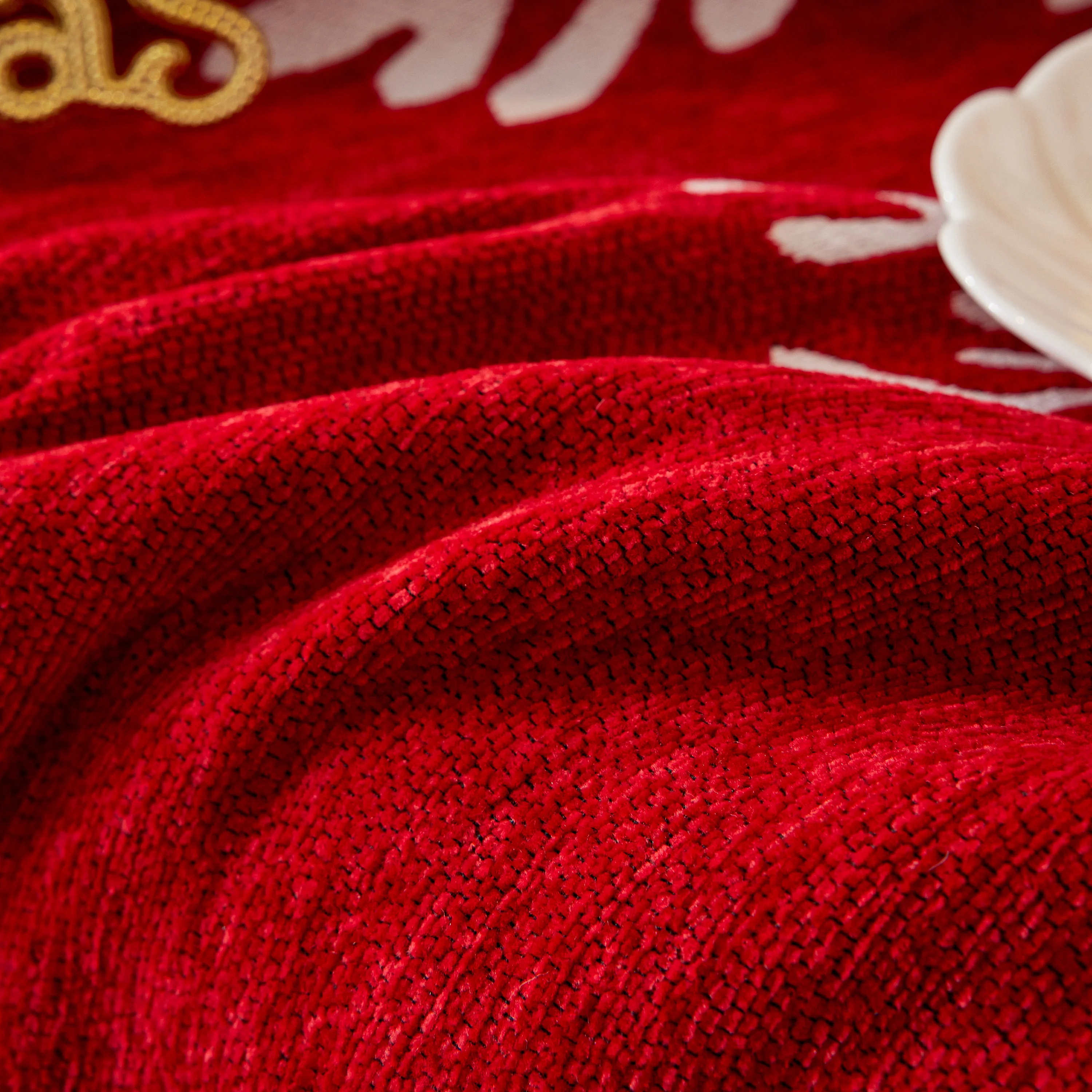 Merry Christmas Cozy Chenille Couch Cover Blanket, Non Slip Sofa Cover, Furniture Covers for Pets - Image 106