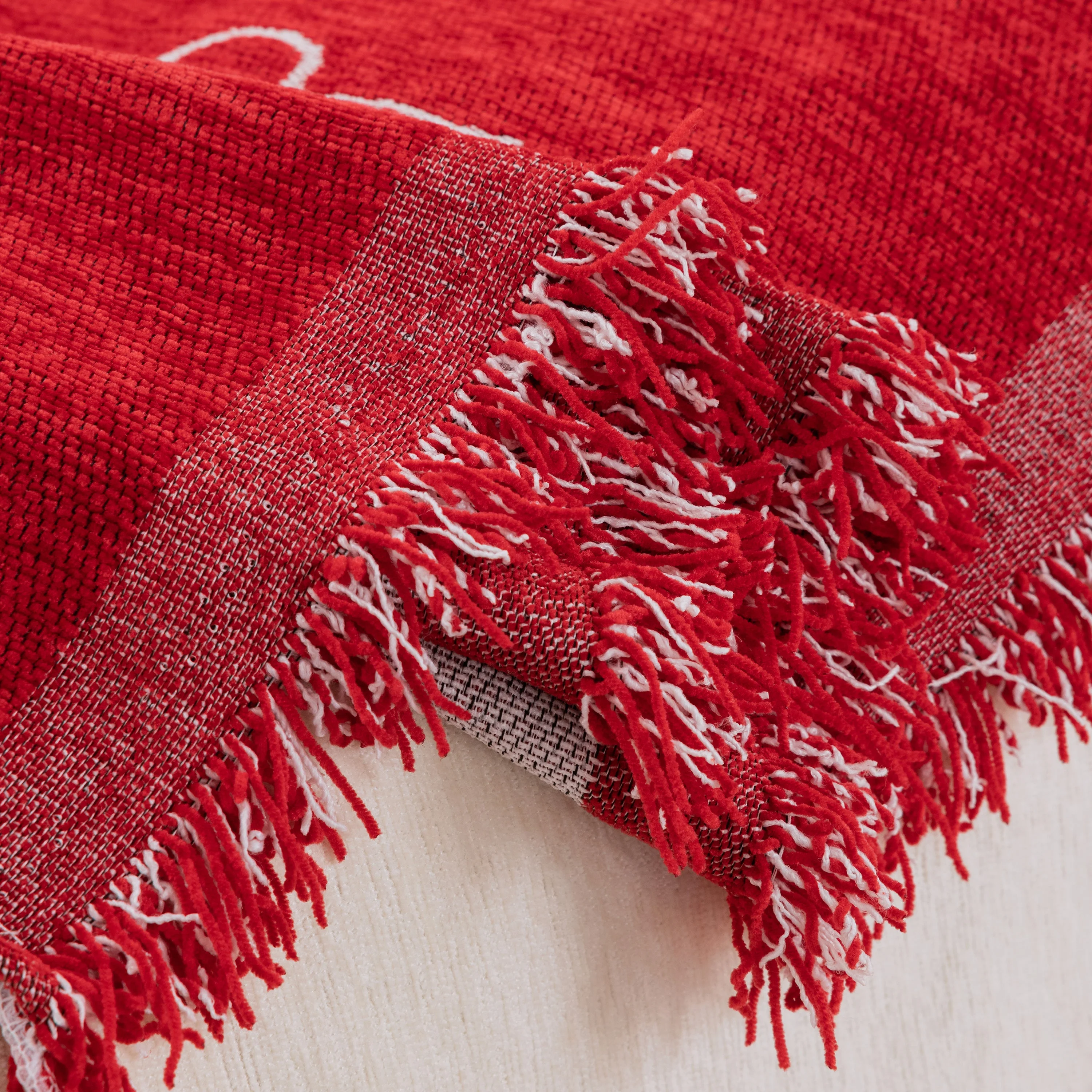 Merry Christmas Soft Sofa Cover, Chenille Sofa Cover Throw , Couch Cover Blanket Throws for Couches - Image 10