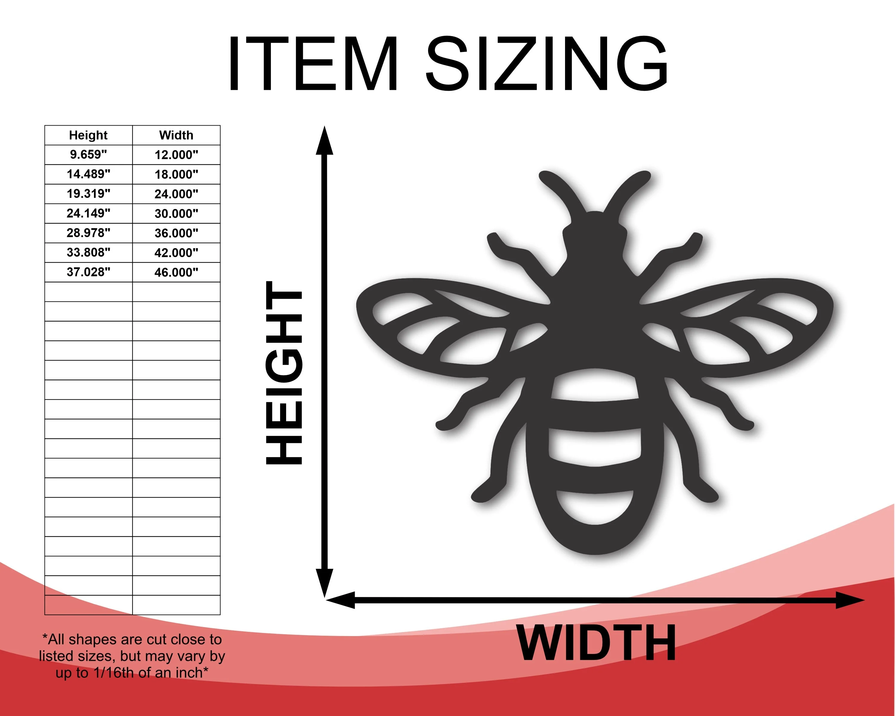Metal Bumble Bee Sign | Metal Bumble Bee Wall Plaque | 15 Color Options - Image 2