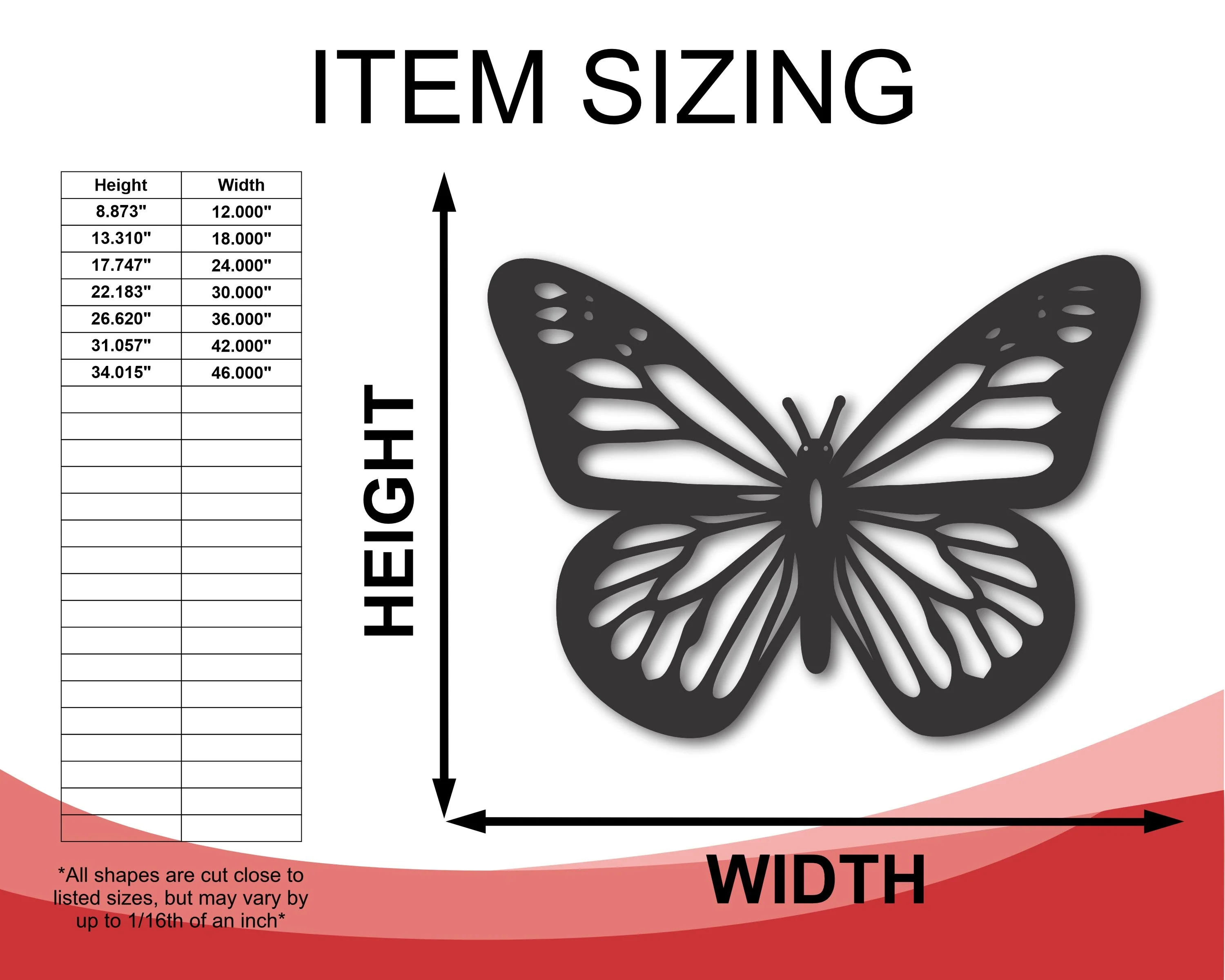 Metal Butterfly Wall Sign | Metal Butterfly Wall Plaque | Butterfly Wall Art | 15 Color Options - Image 2
