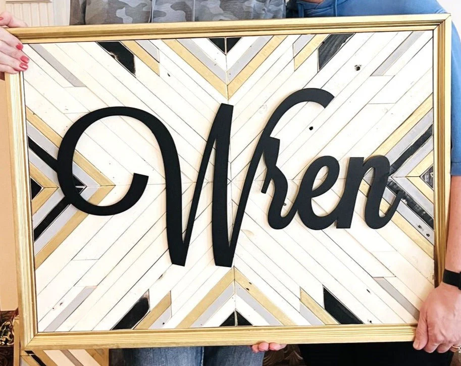 Metal Custom Script Font | Personalized Script Word Sign | Indoor Outdoor | Up to 46" | Over 20 Color Options - Image 2