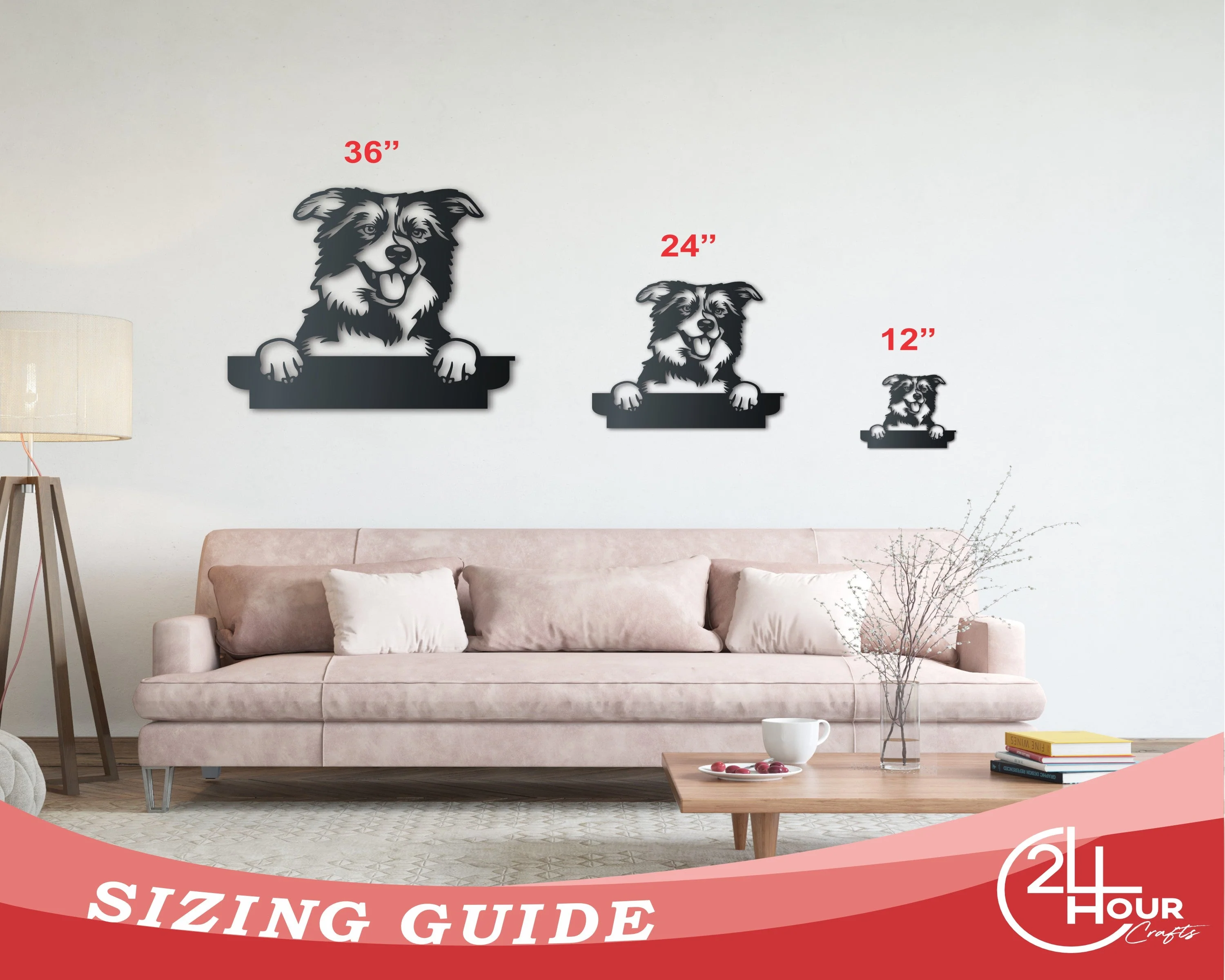 Metal Customizable Dog Breeds Wall Art - Image 3