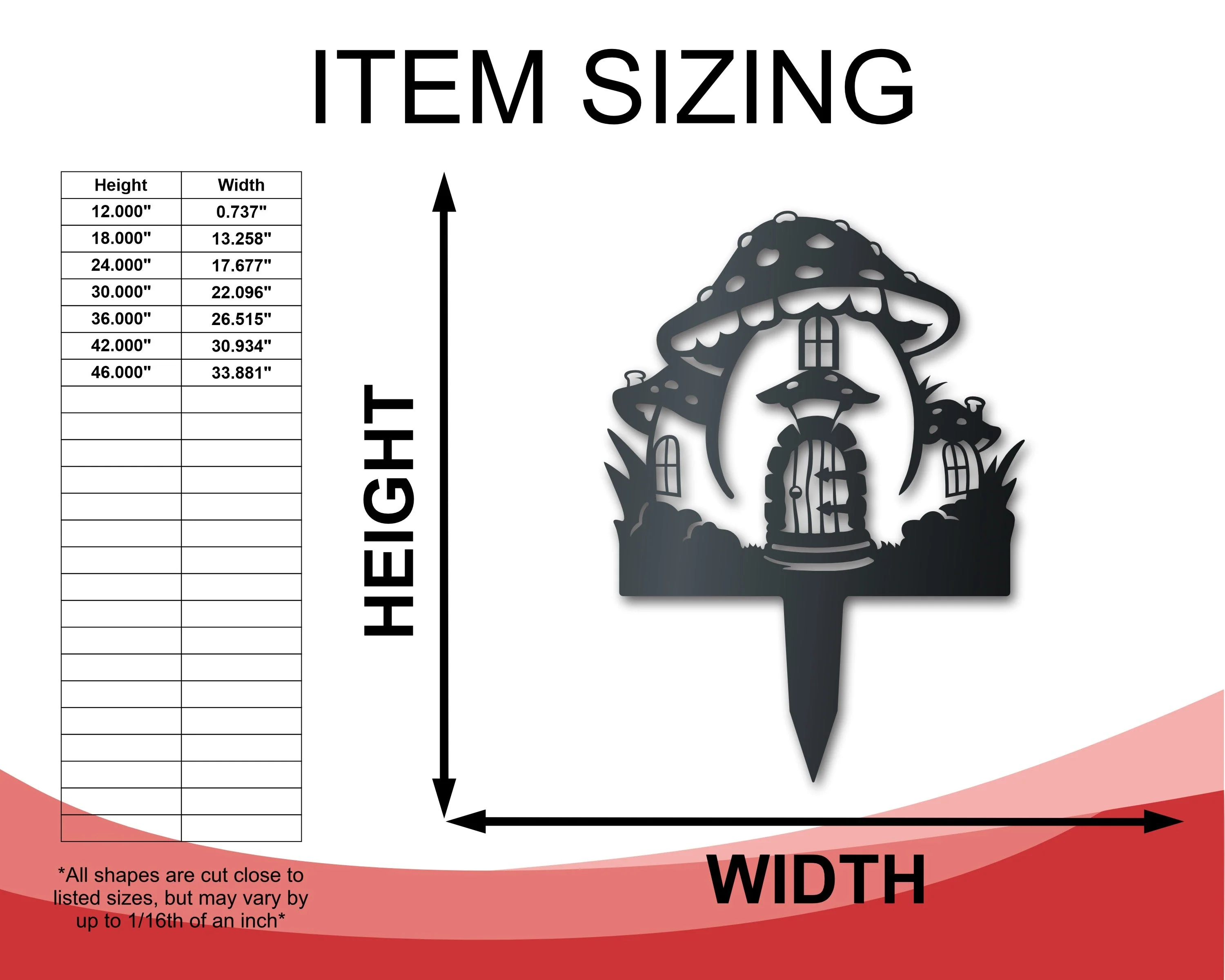 Metal Fairy House Garden Stake - 14 Color Options - Image 2