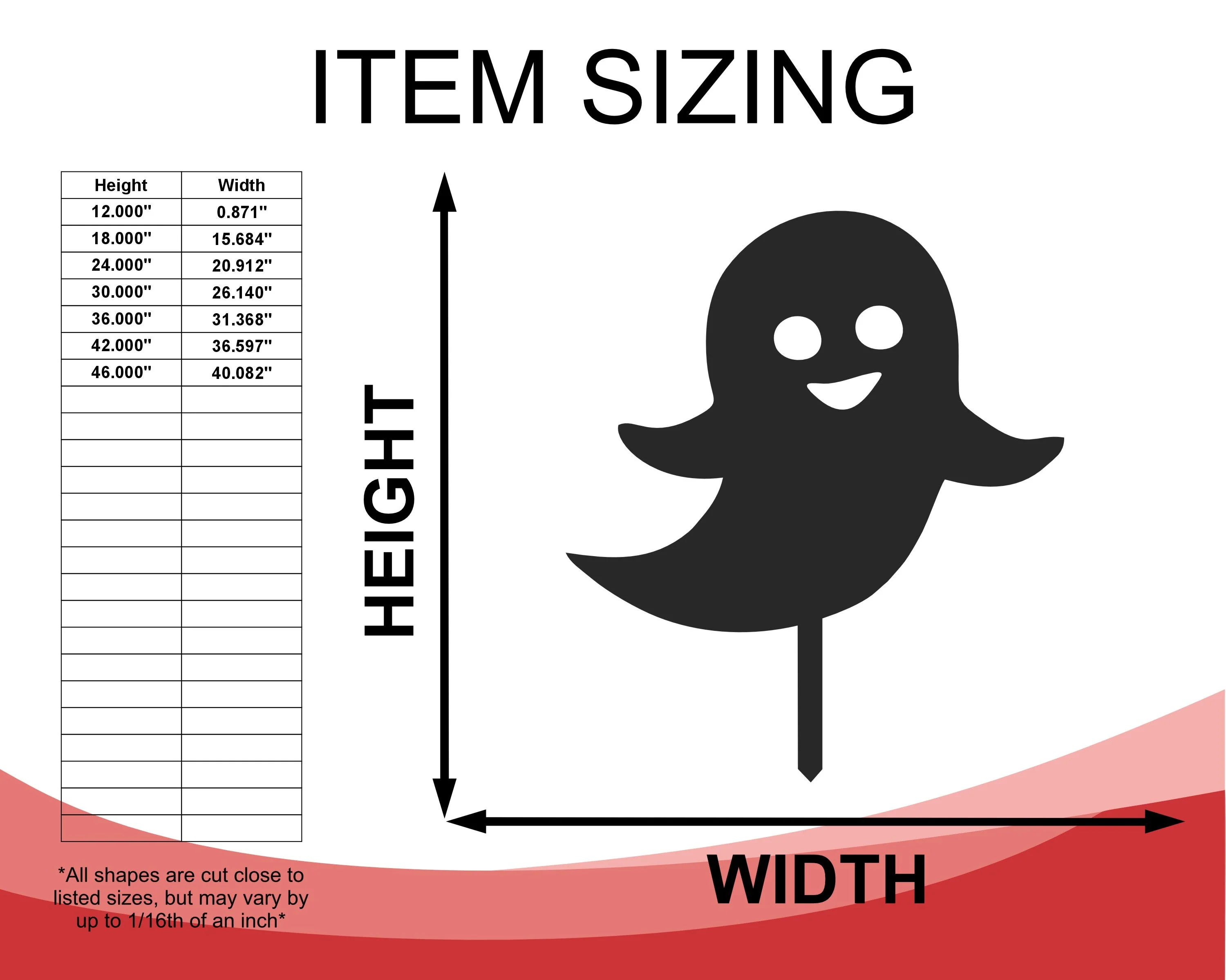 Metal Halloween Ghosts Garden Stakes | Set of 3 | Up to 46" | Over 20 Color Options - Image 4
