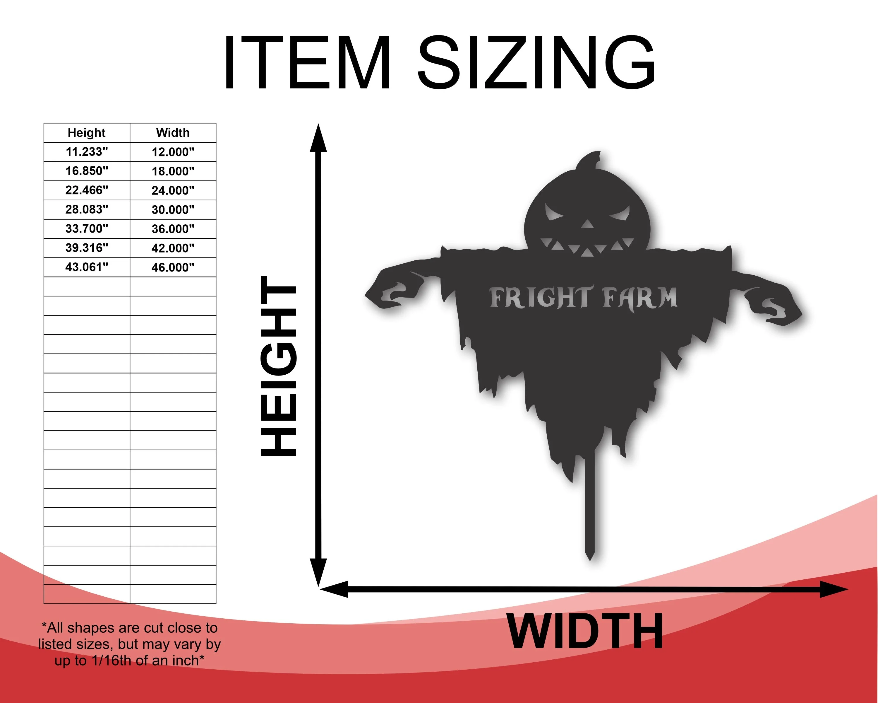 Metal Pumpkin Scarecrow Yard Stake | Metal Halloween Yard Sign | 15 Color Options - Image 3
