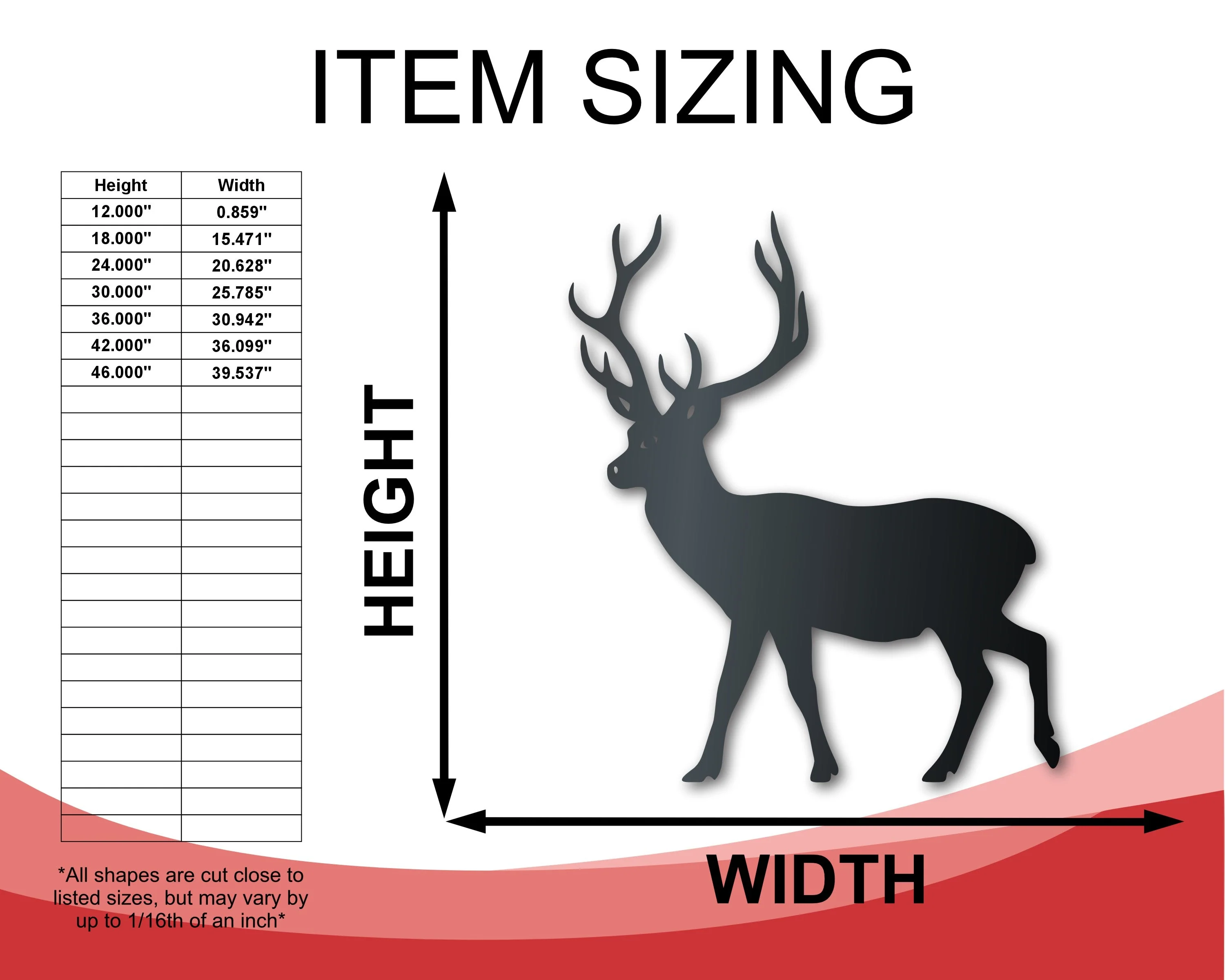 Metal Reindeer Family Wall Art | 3 Piece Set | Christmas Winter Holiday | Indoor Outdoor | Up to 36" | Over 20 Color Options - Image 2