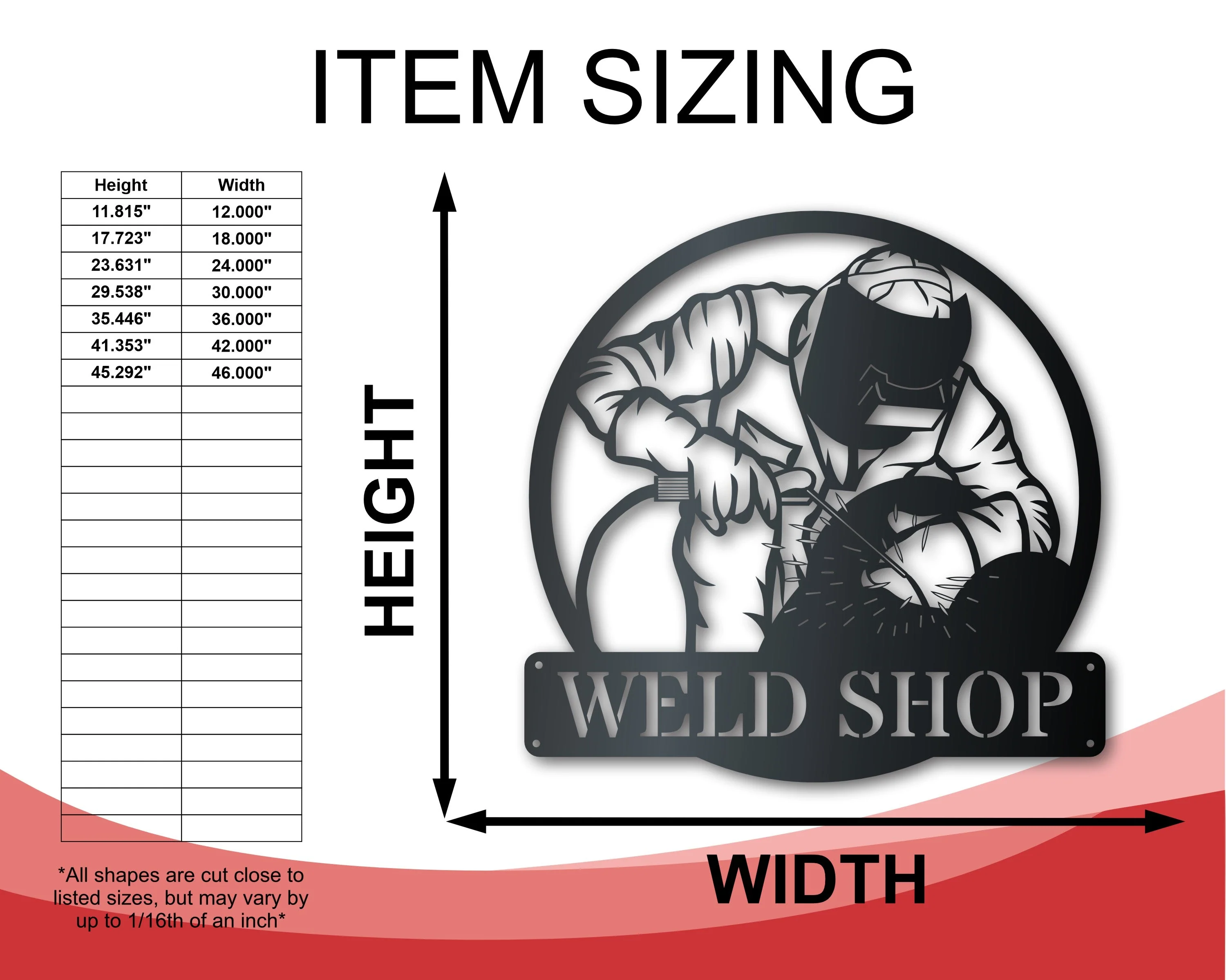 Metal Welder Wall Art - Custom Metal Sign - 14 Color Options - Image 2