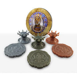 Metallic Plastic Coins & Crowns Set (Cursed Court) - Image 2