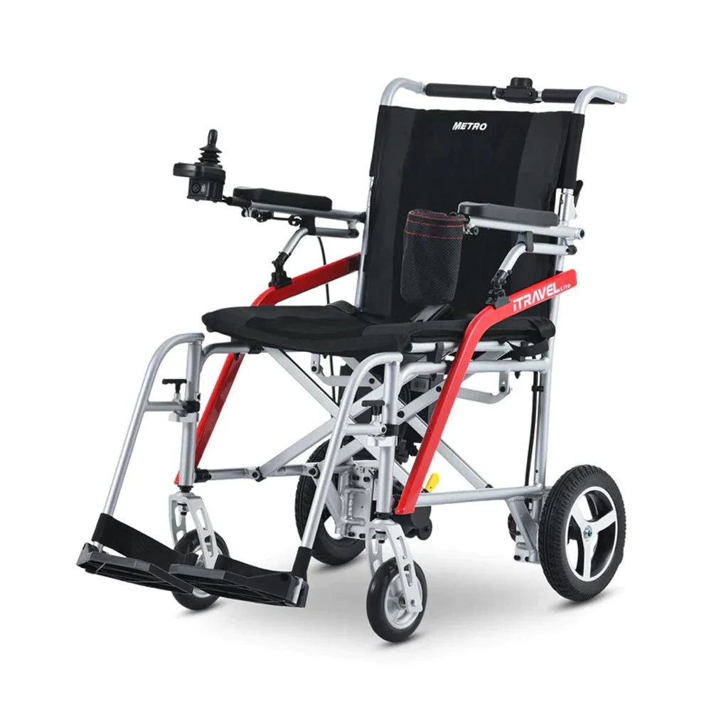 Metro Mobility iTravel Lite 24V/10AH 200W Premium Portable Folding Power Wheelchair, 220LBS (SAK97362) - Image 11