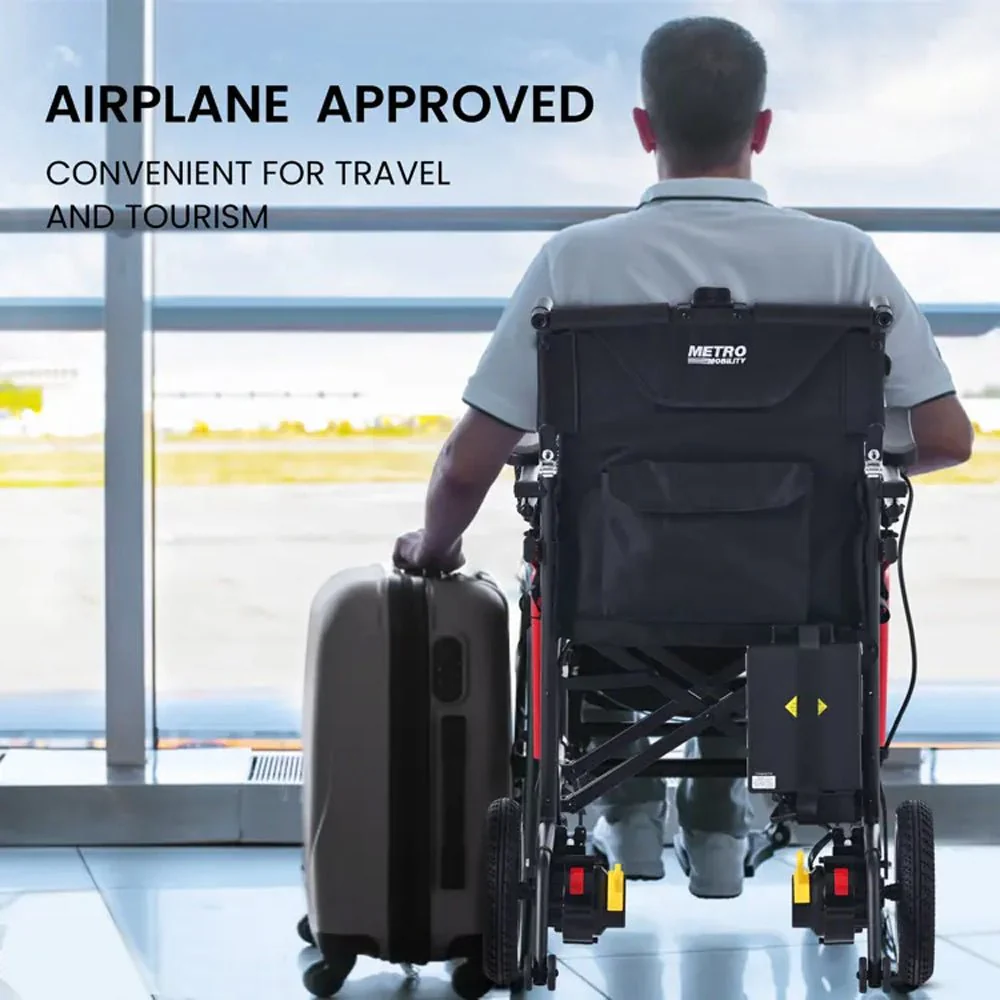Metro Mobility iTravel Lite 24V/10AH 200W Premium Portable Folding Power Wheelchair, 220LBS (SAK97362) - Image 2