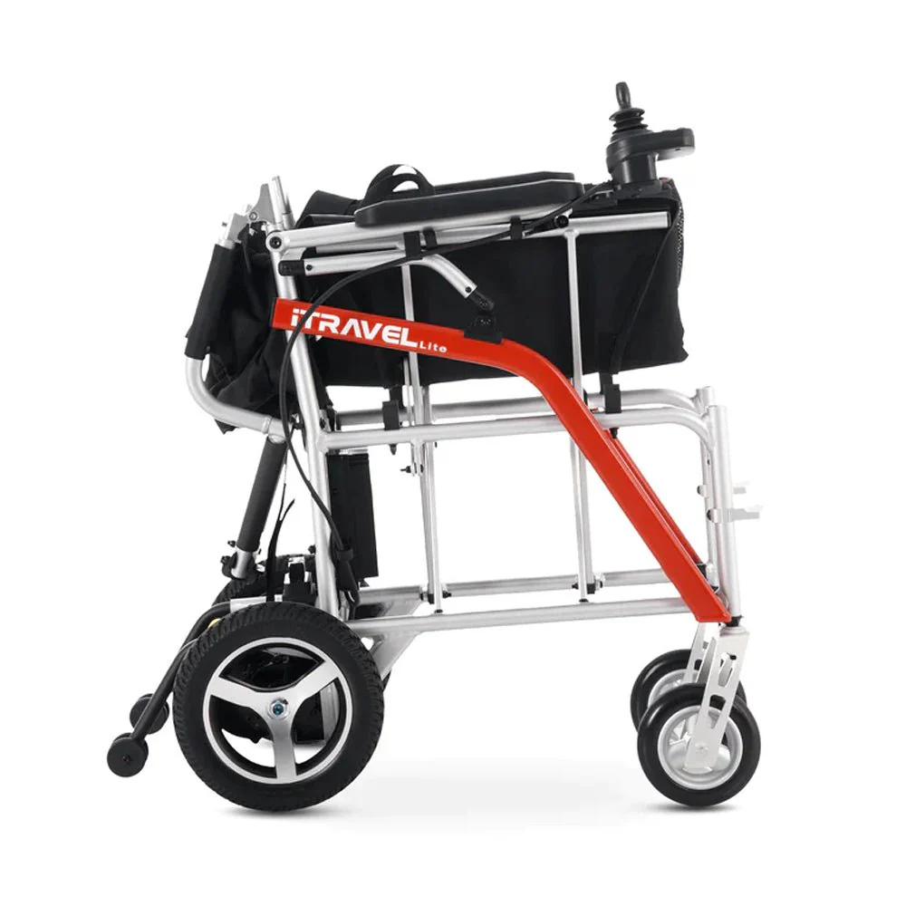 Metro Mobility iTravel Lite 24V/10AH 200W Premium Portable Folding Power Wheelchair, 220LBS (SAK97362) - Image 3