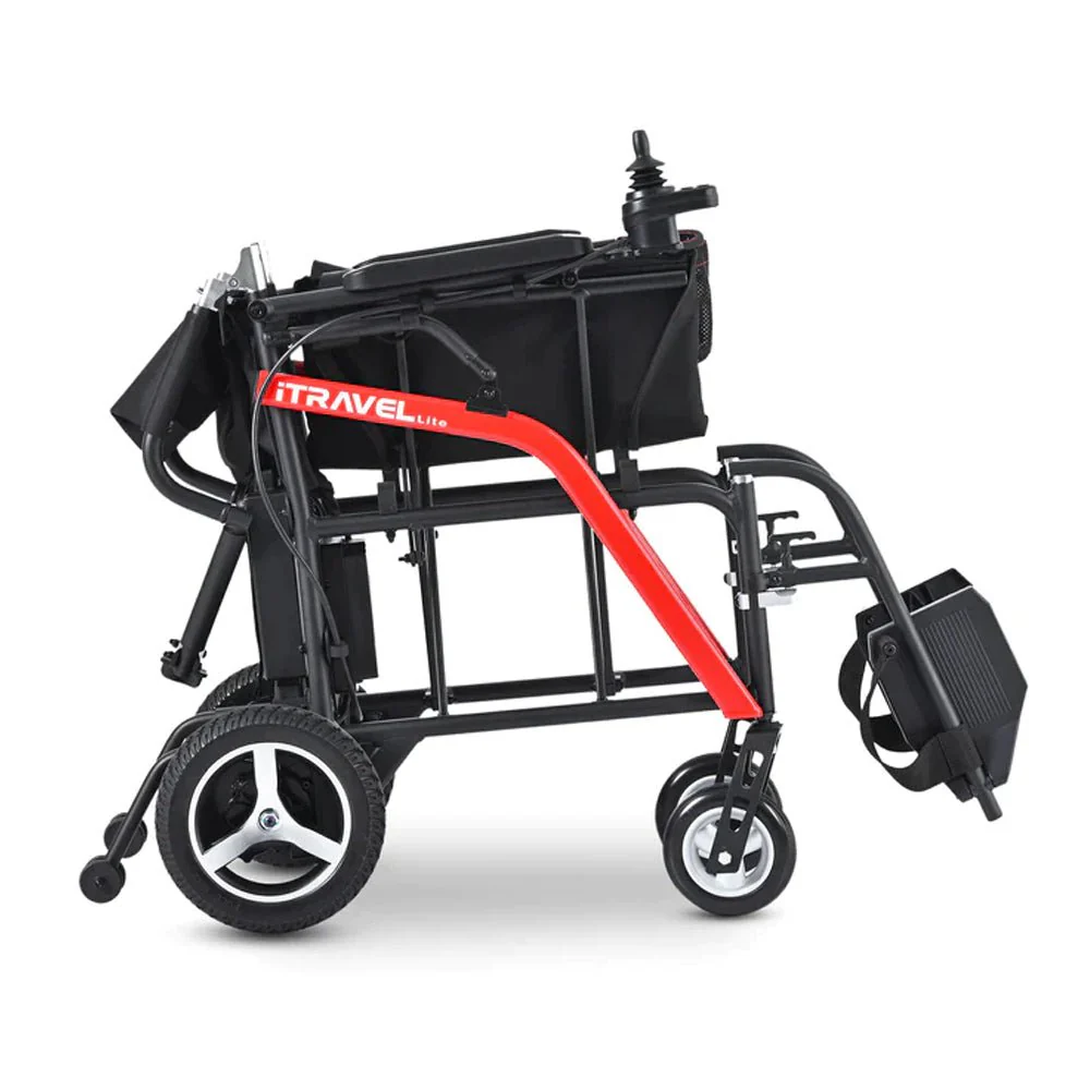 Metro Mobility iTravel Lite 24V/10AH 200W Premium Portable Folding Power Wheelchair, 220LBS (SAK97362) - Image 7