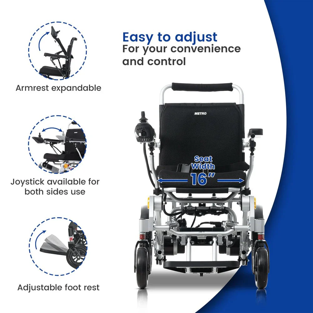 Metro Mobility iTravel Plus 360W Electric Mobility Scooter, 300LBS (SAK92615) - Image 2