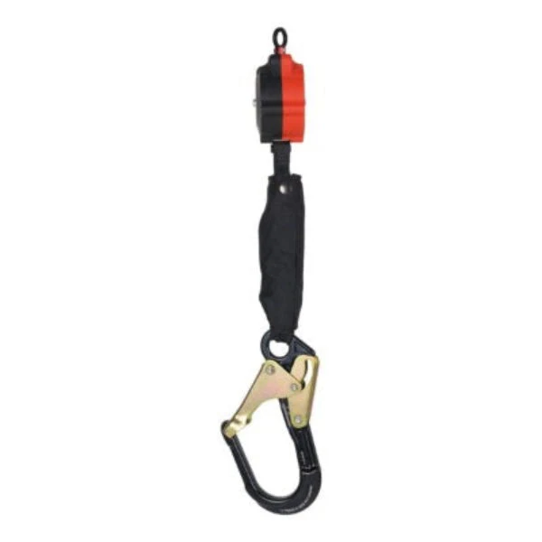 Micron Self Retracting Lifeline - Lrg Aluminum Rebar Hook w/ Steel Gate - 6ft - Image 5