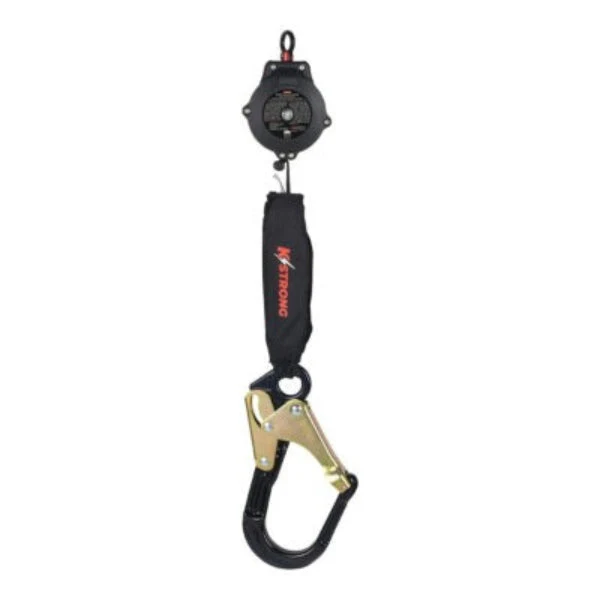 Micron Self Retracting Lifeline - Lrg Aluminum Rebar Hook w/ Steel Gate - 6ft - Image 6