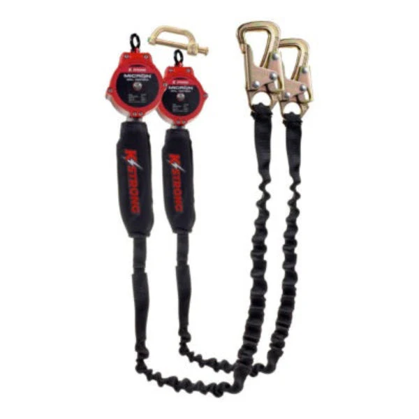 Micron Self Retracting Lifeline - Tie Back Hook - 3ft Protective Sleeve - 6ft - Image 2