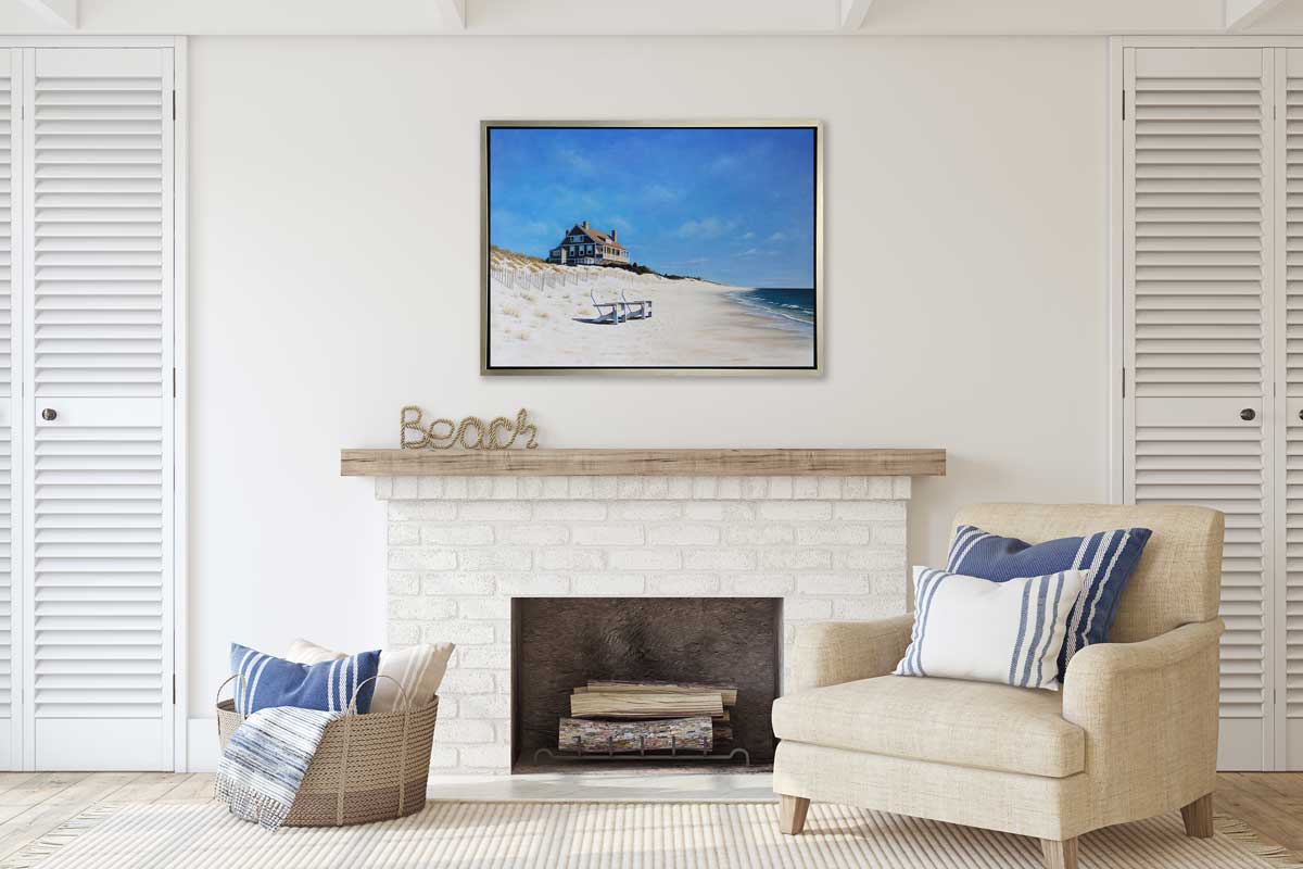 Mid Day at East Hampton Beach - Limited Edition Canvas Print - Image 2