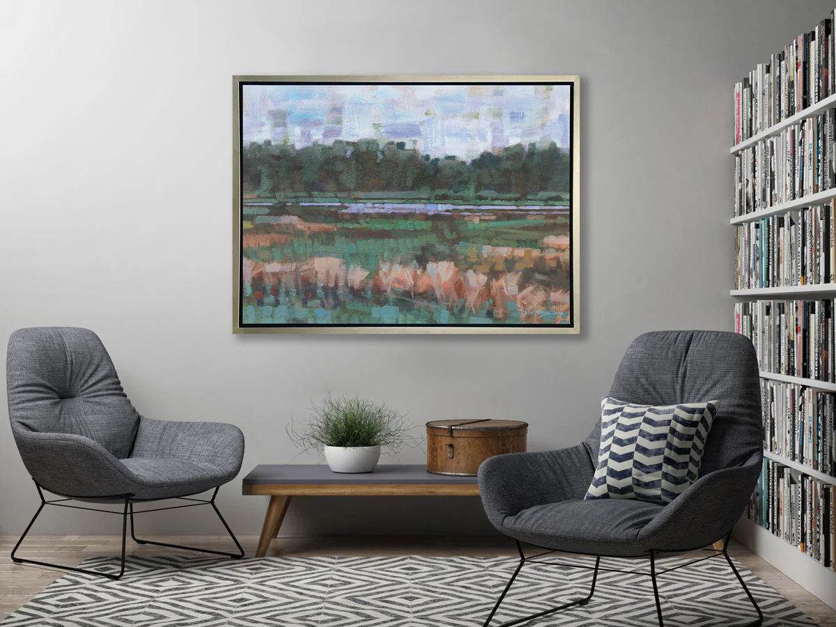 Mid Day Marsh - Open Edition Canvas Print - Image 2