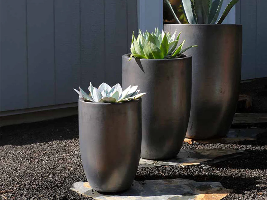 Mid Height Barrel Planter - Set of 3 By Plantatorem - Image 4