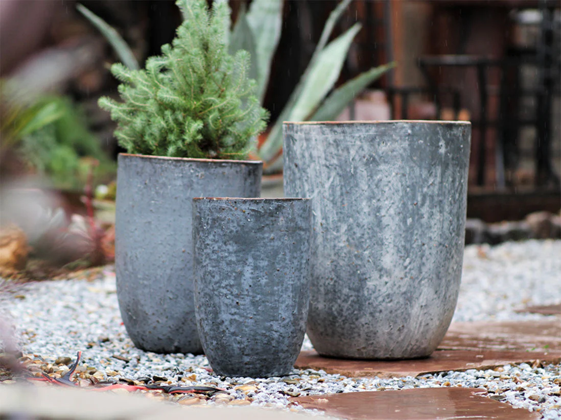 Milano Tall Barrel Planter - Set of 3 By Plantatorem - Image 4