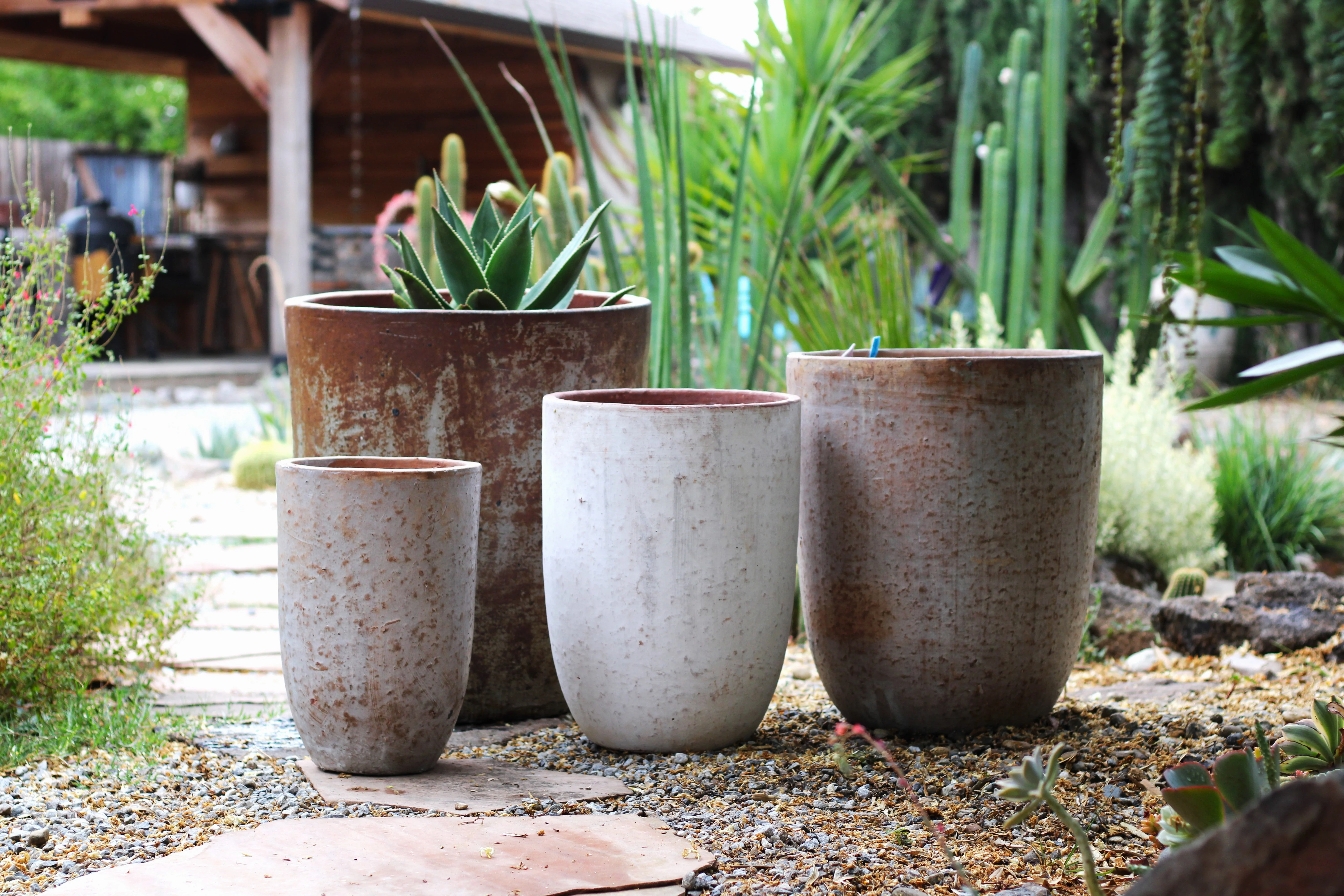 Milano Tall Barrel Planter - Set of 4 By Plantatorem - Image 4
