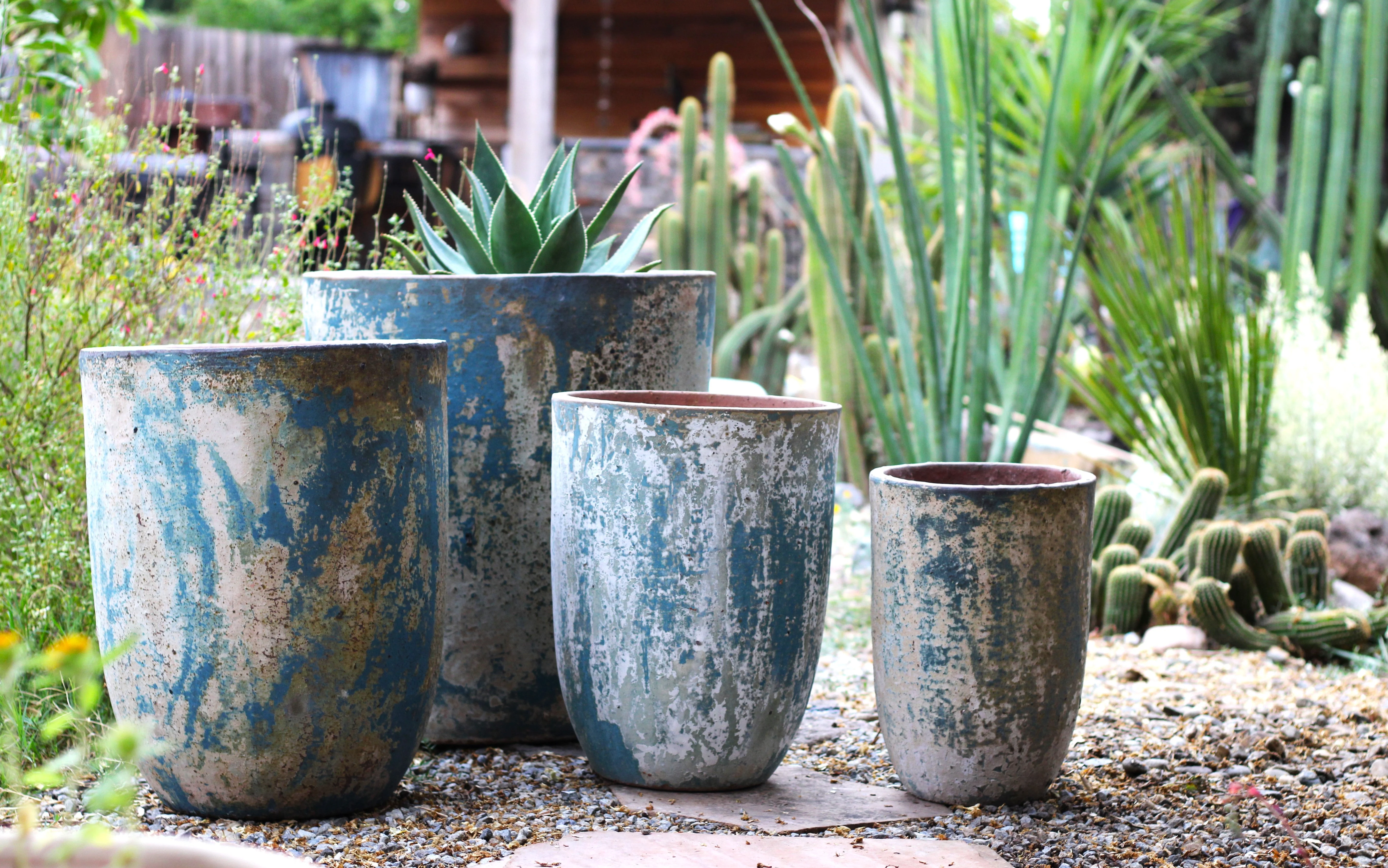 Milano Tall Barrel Planter - Set of 4 By Plantatorem - Image 8