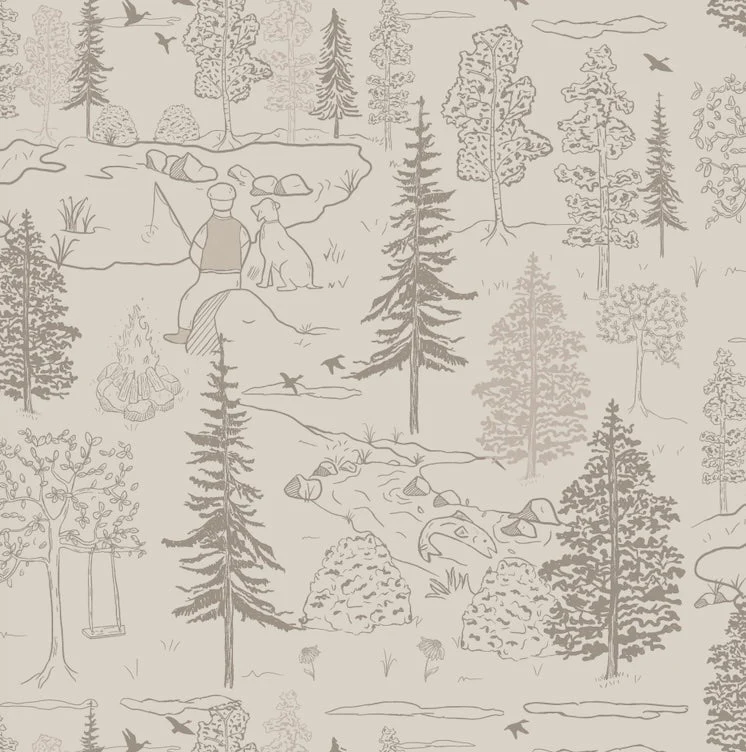 Milton Wallpaper by Painted Hawk Design - Image 6
